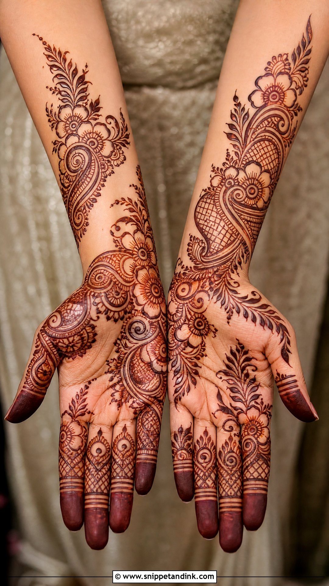 Groom Sister Indo Arabic Mehndi Design - Snippet and Ink - 25 Groom Sister Mehndi Design Ideas