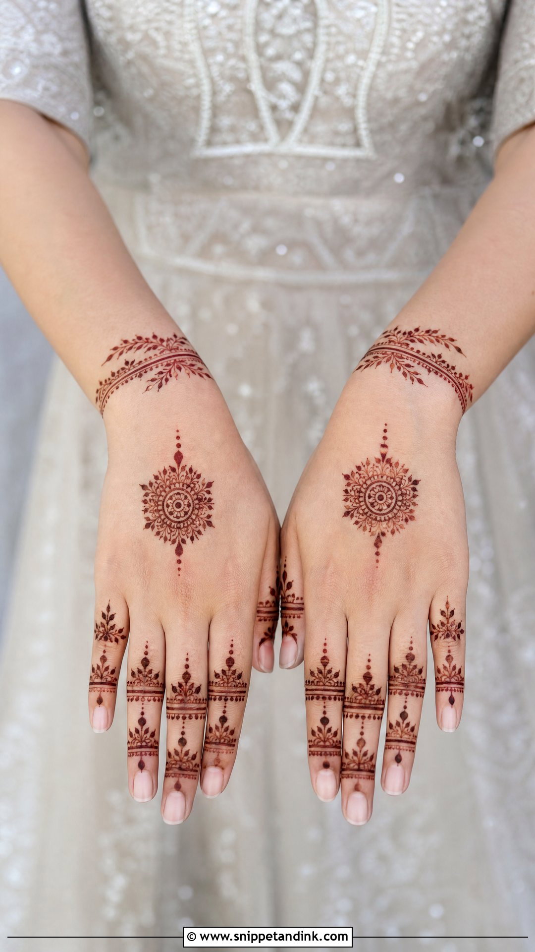 Groom Sister Minimal Mehndi Design - Snippet and Ink - 25 Groom Sister Mehndi Design Ideas