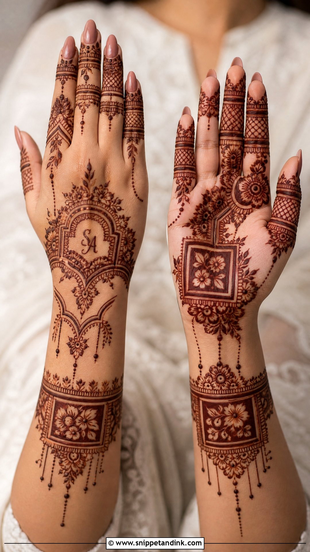 Groom Sister Modern Mehndi Design - Snippet and Ink - 25 Groom Sister Mehndi Design Ideas