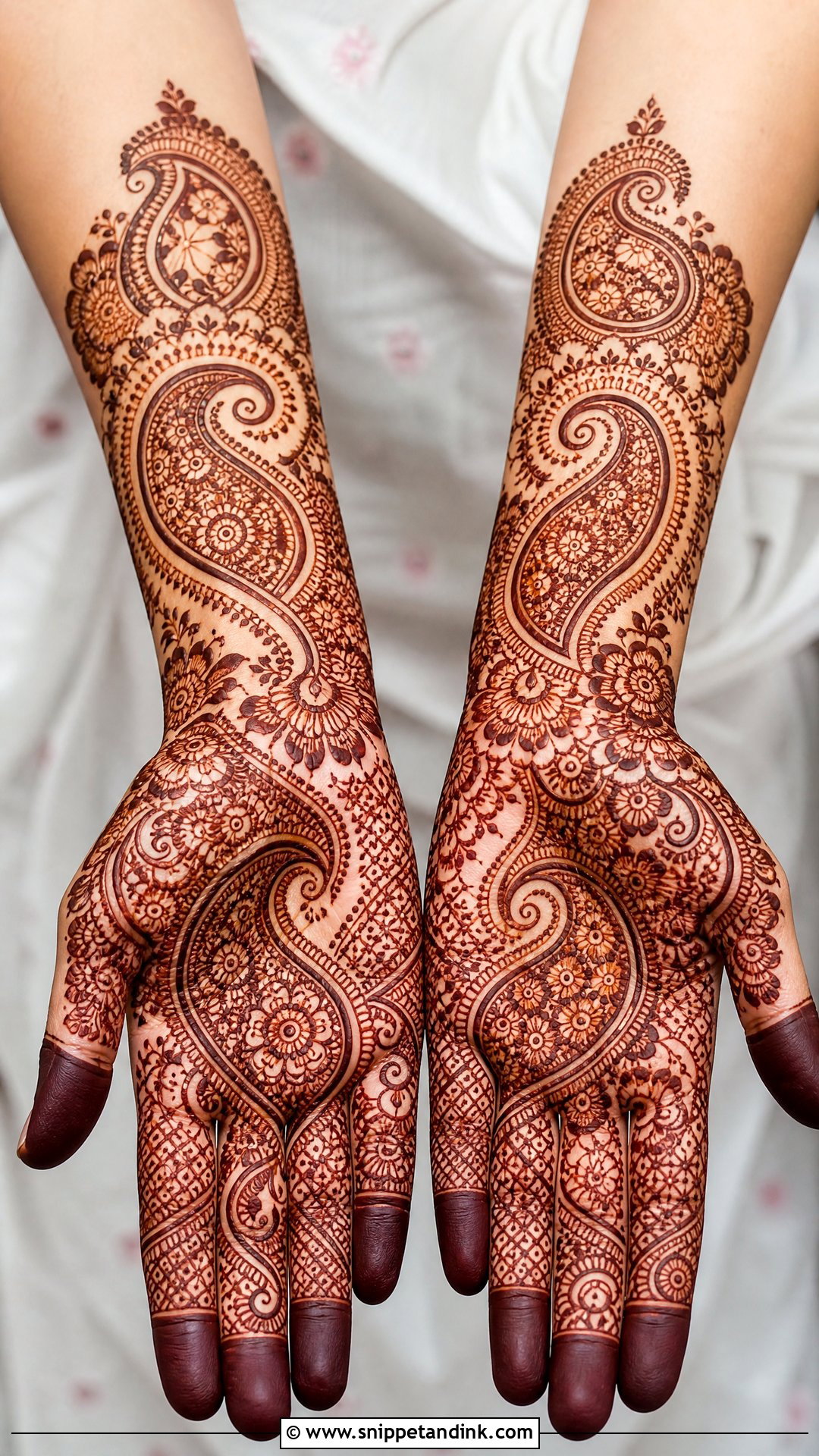 Groom Sister Paisley Mehndi Design - Snippet and Ink - 25 Groom Sister Mehndi Design Ideas