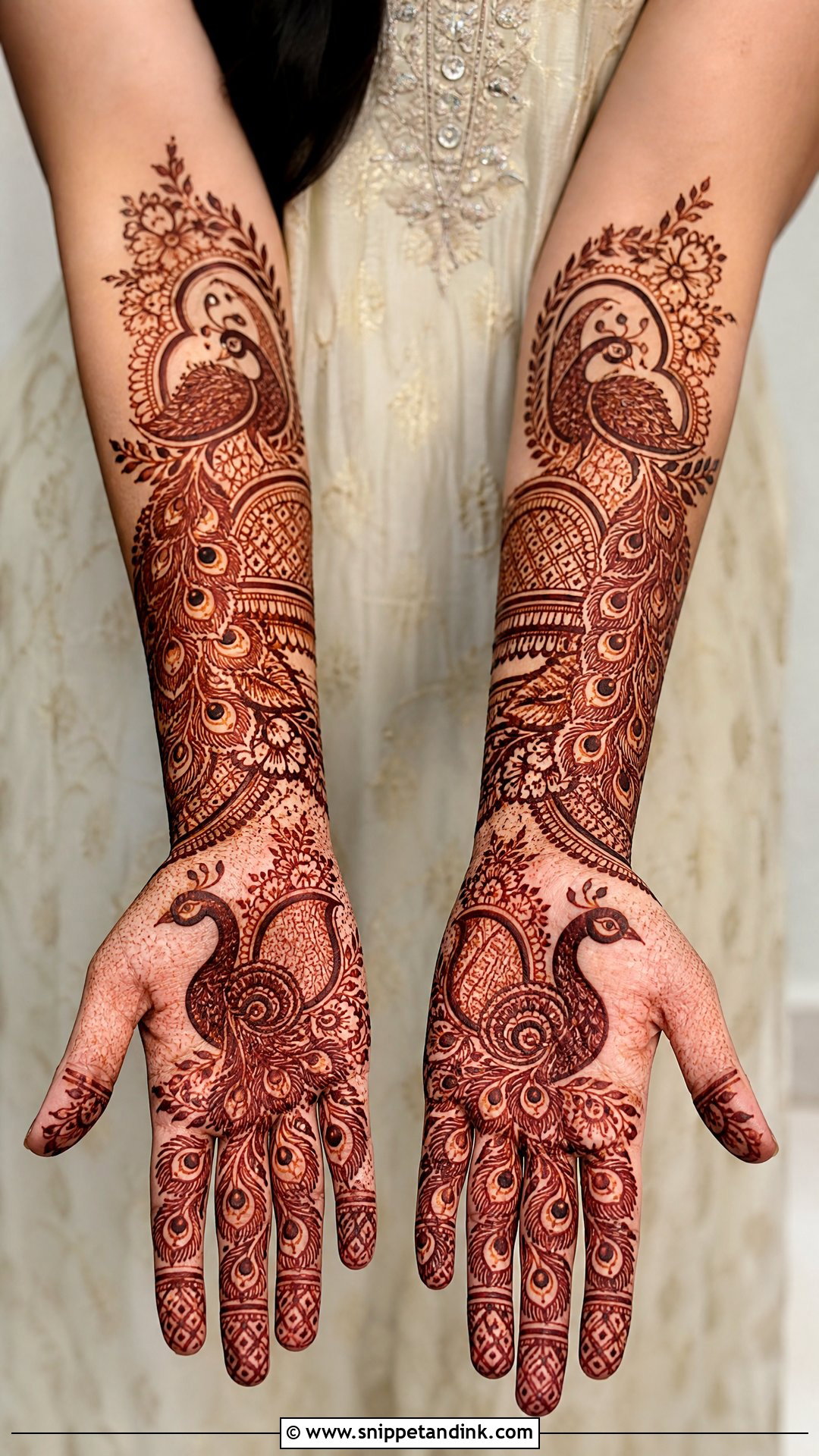 Groom Sister Peacock Mehndi Design - Snippet and Ink - 25 Groom Sister Mehndi Design Ideas