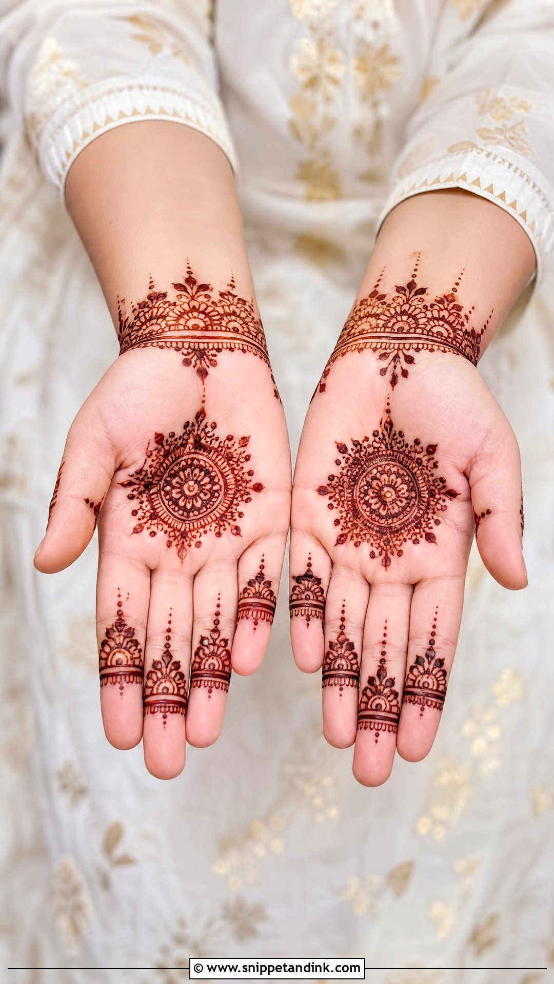 Groom Sister Simple Mehndi - Snippet and Ink - 20 Sister Marriage Mehndi Design Ideas