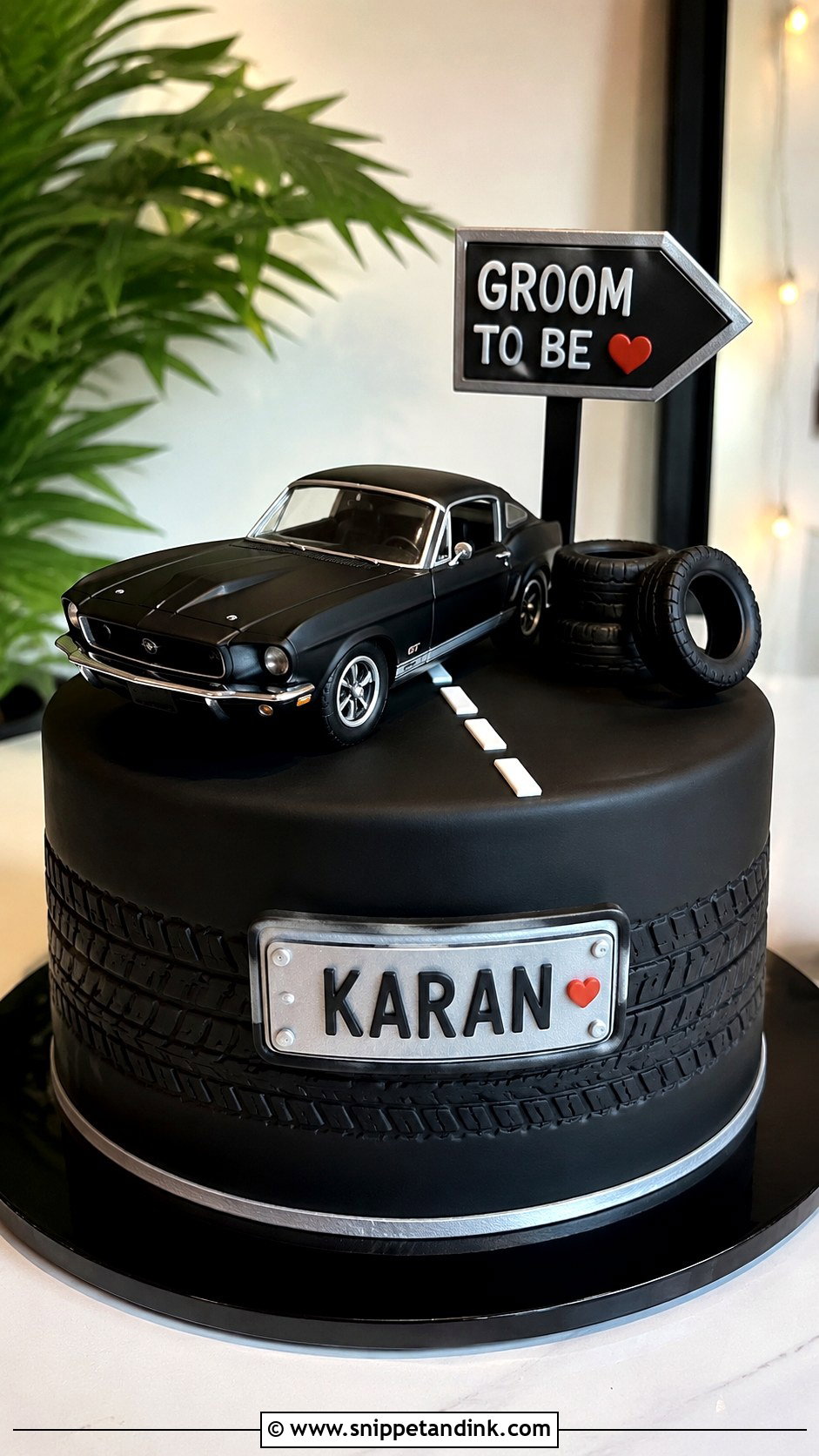 Groom To Be Car Cake - Snippet and Ink - 20 Groom to Be Cake Designs