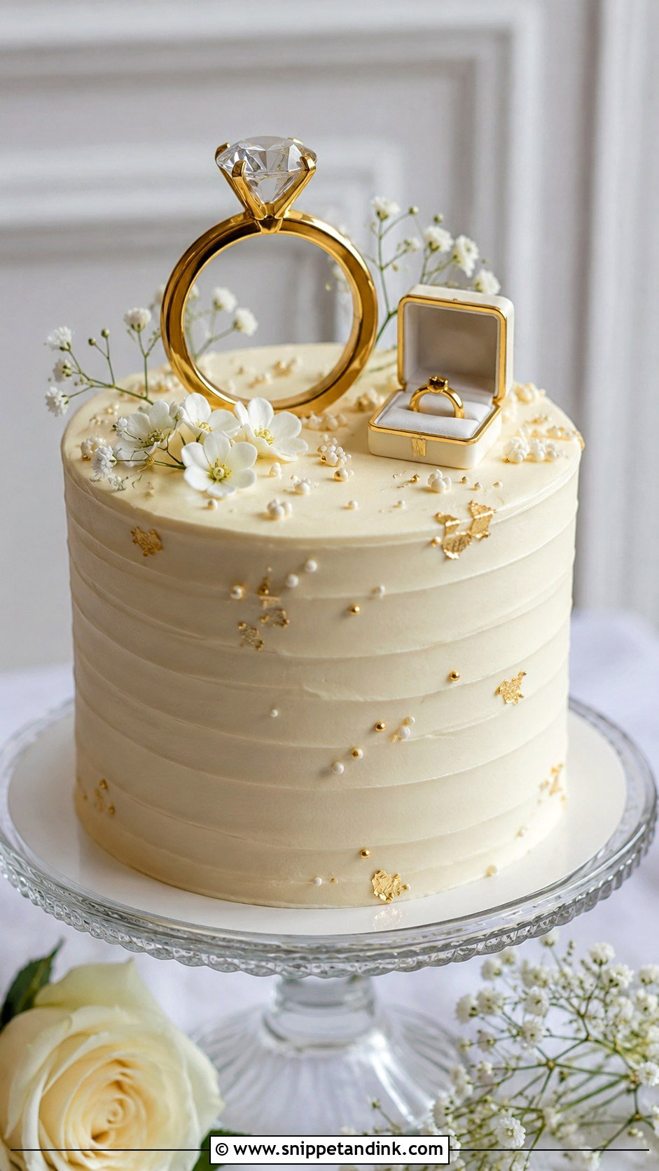 Groom To Be Ring Cake - Snippet and Ink - 20 Groom to Be Cake Designs