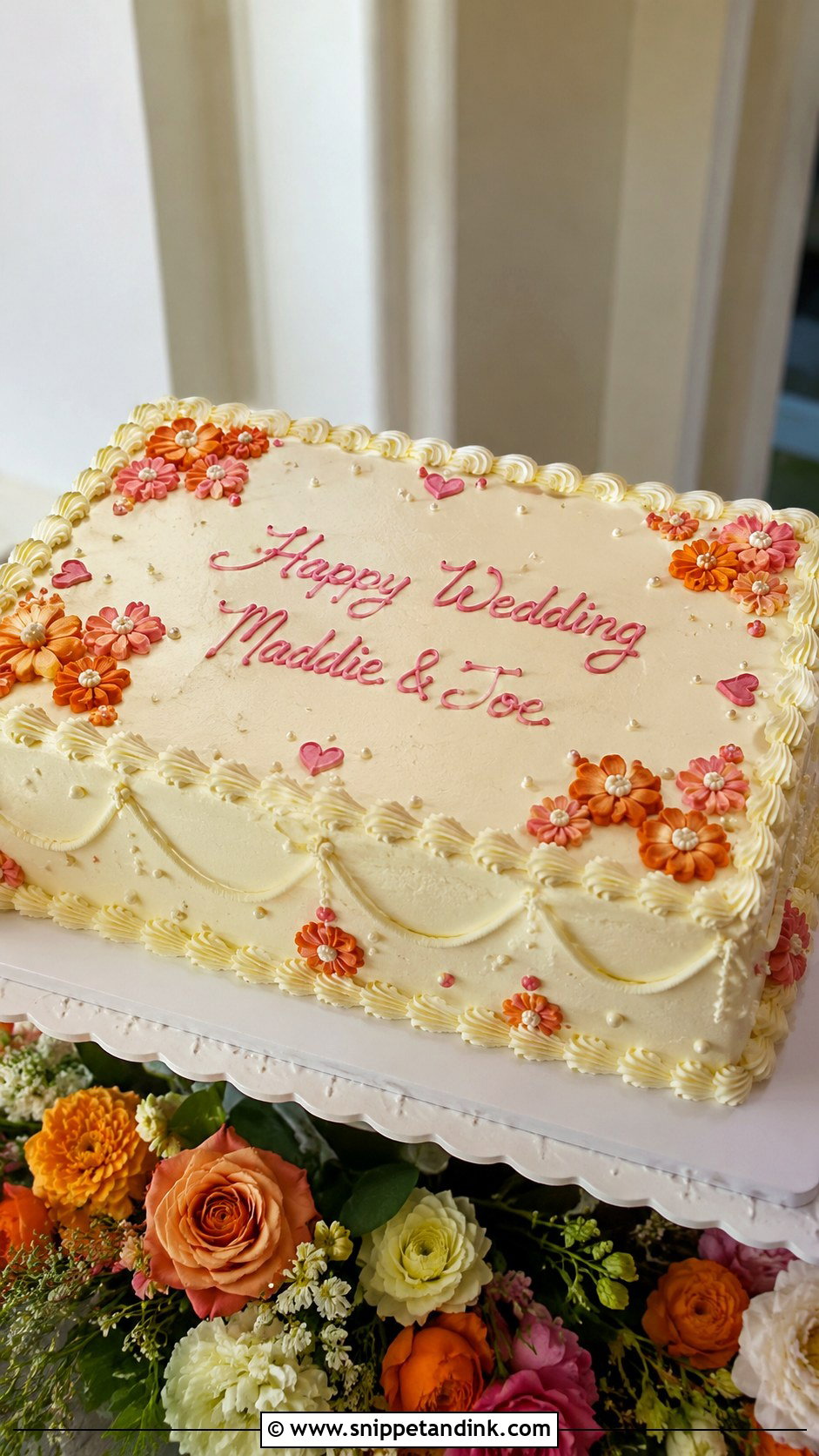 Groovy Sheet Wedding Cake - Snippet and Ink - 20 Groovy Wedding Cake Ideas