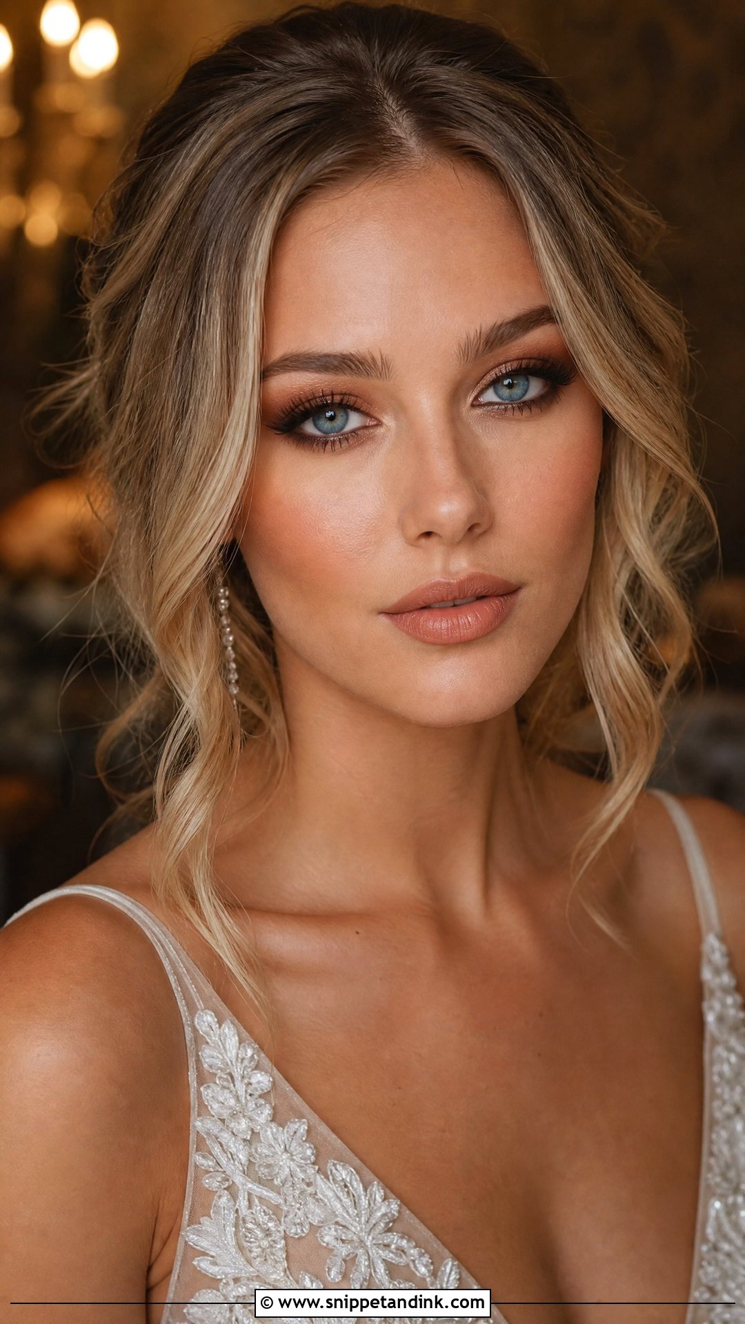 Grunge Wedding Makeup For Blue Eyes - Snippet and Ink - 20 Grunge Wedding Makeup Ideas