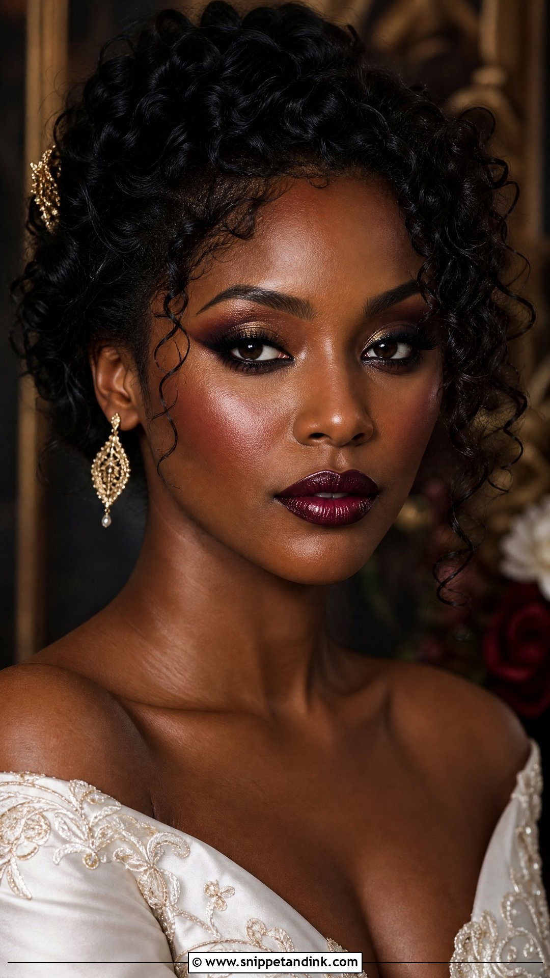 Grunge Wedding Makeup For Dark Skin - Snippet and Ink - 20 Grunge Wedding Makeup Ideas