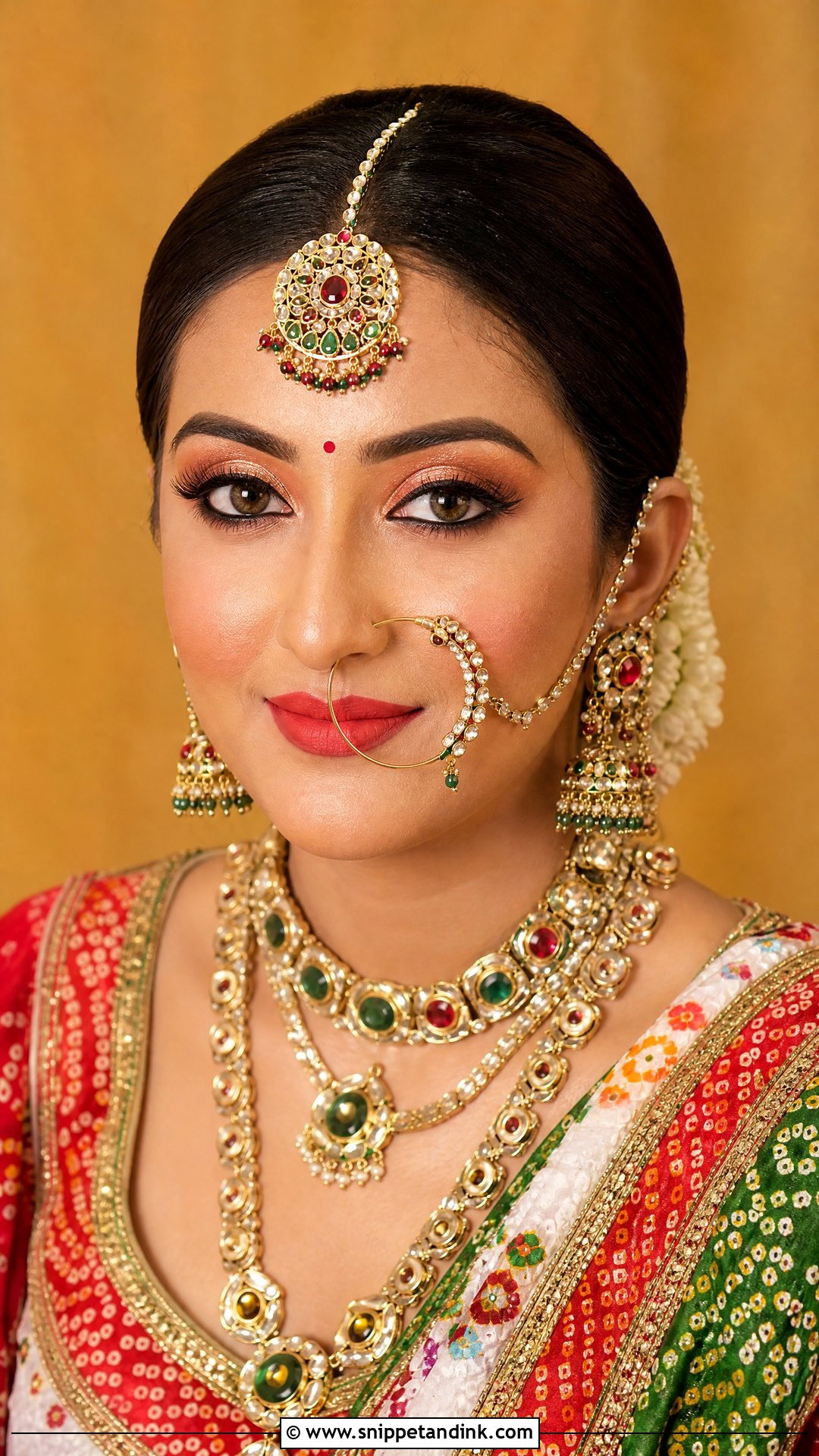 Gujarati Bridal Makeup - Snippet and Ink - 25 Latest Indian Bridal Makeup Ideas
