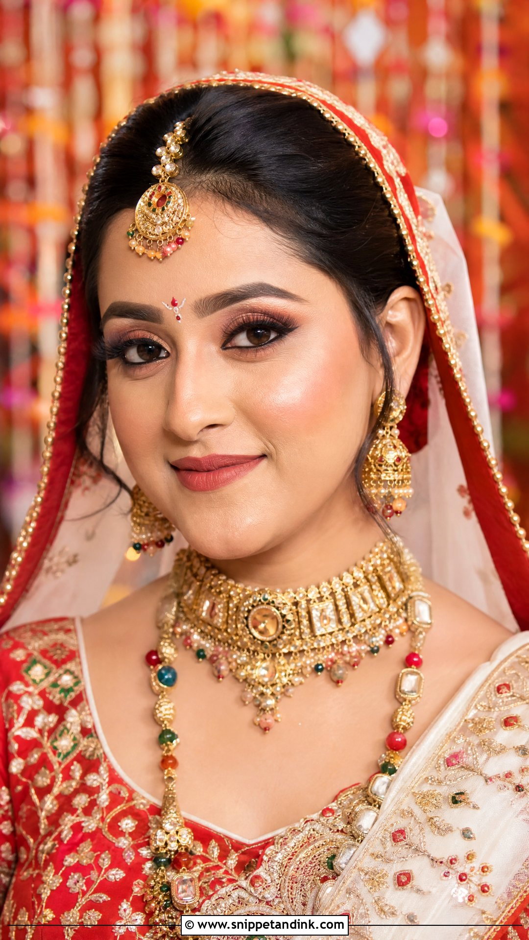 Gujarati Bridal Makeup - Snippet and Ink - 30 Indian Bridal Makeup Ideas