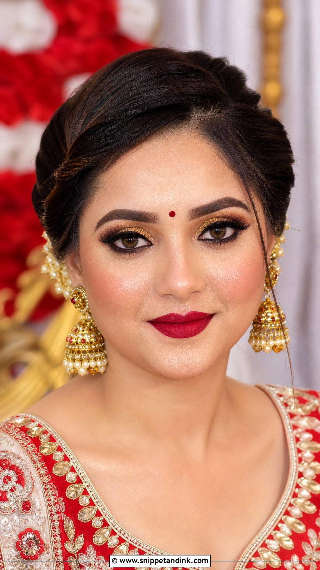 Gujarati Bridal Makeup Look - Snippet and Ink - 20 Indian Bride Makeup Bridal Looks