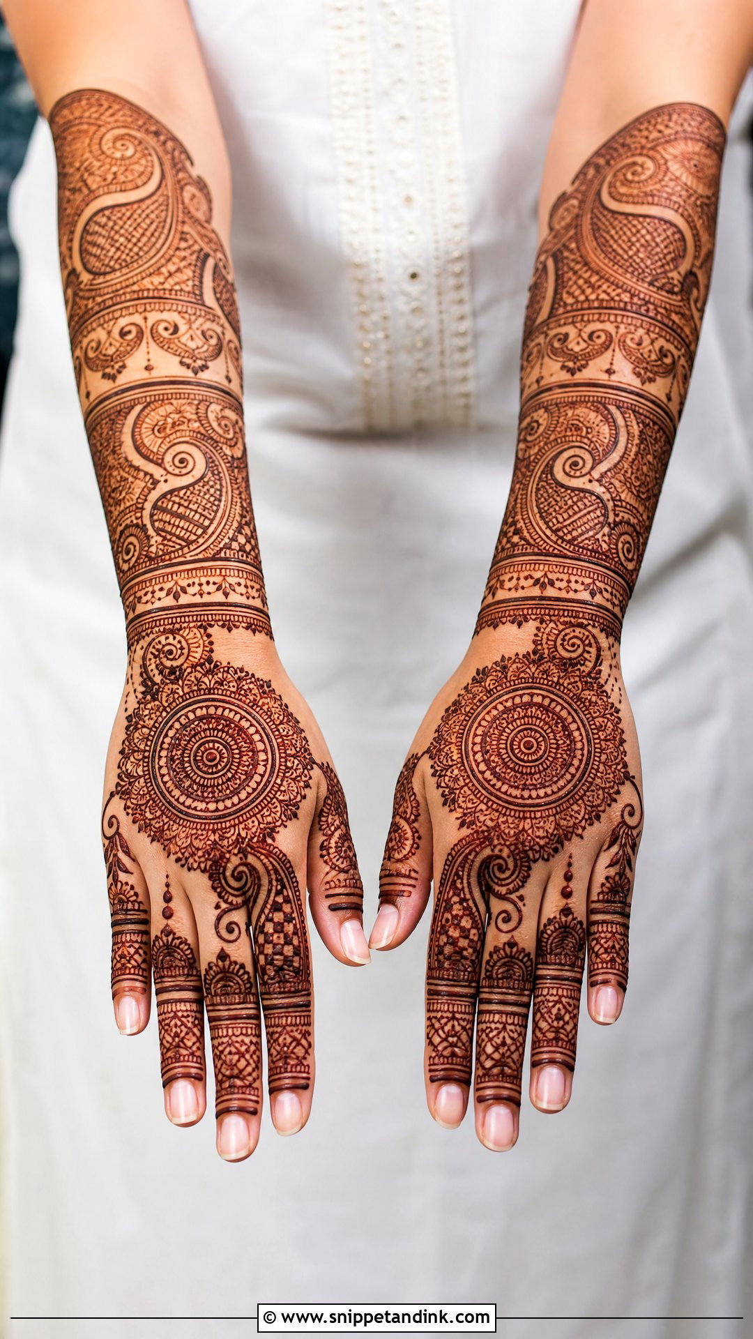 Gujarati Bridal Mehndi Design - Snippet and Ink - 25 Traditional Indian Bridal Mehndi Designs