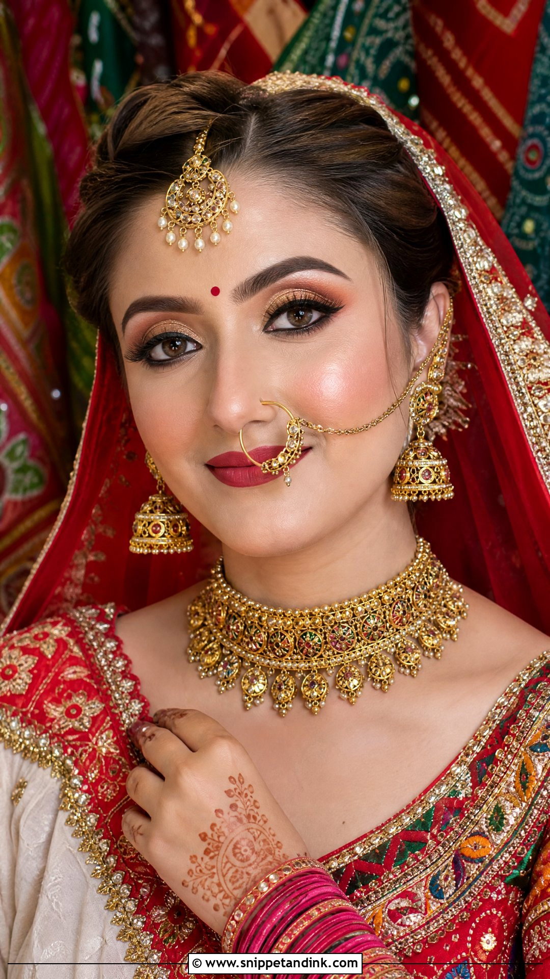 Gujarati Hindu Bridal Makeup - Snippet and Ink - 20 Hindu Bridal Makeup Ideas