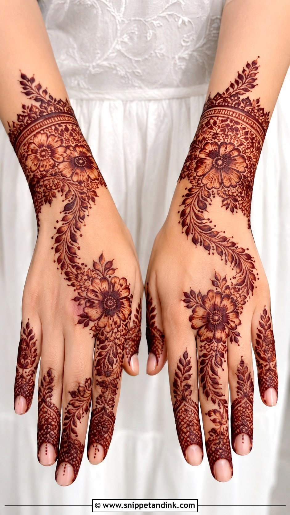 Gulf Arabic Mehndi Design - Snippet and Ink - 30 Latest Arabic Mehndi Designs
