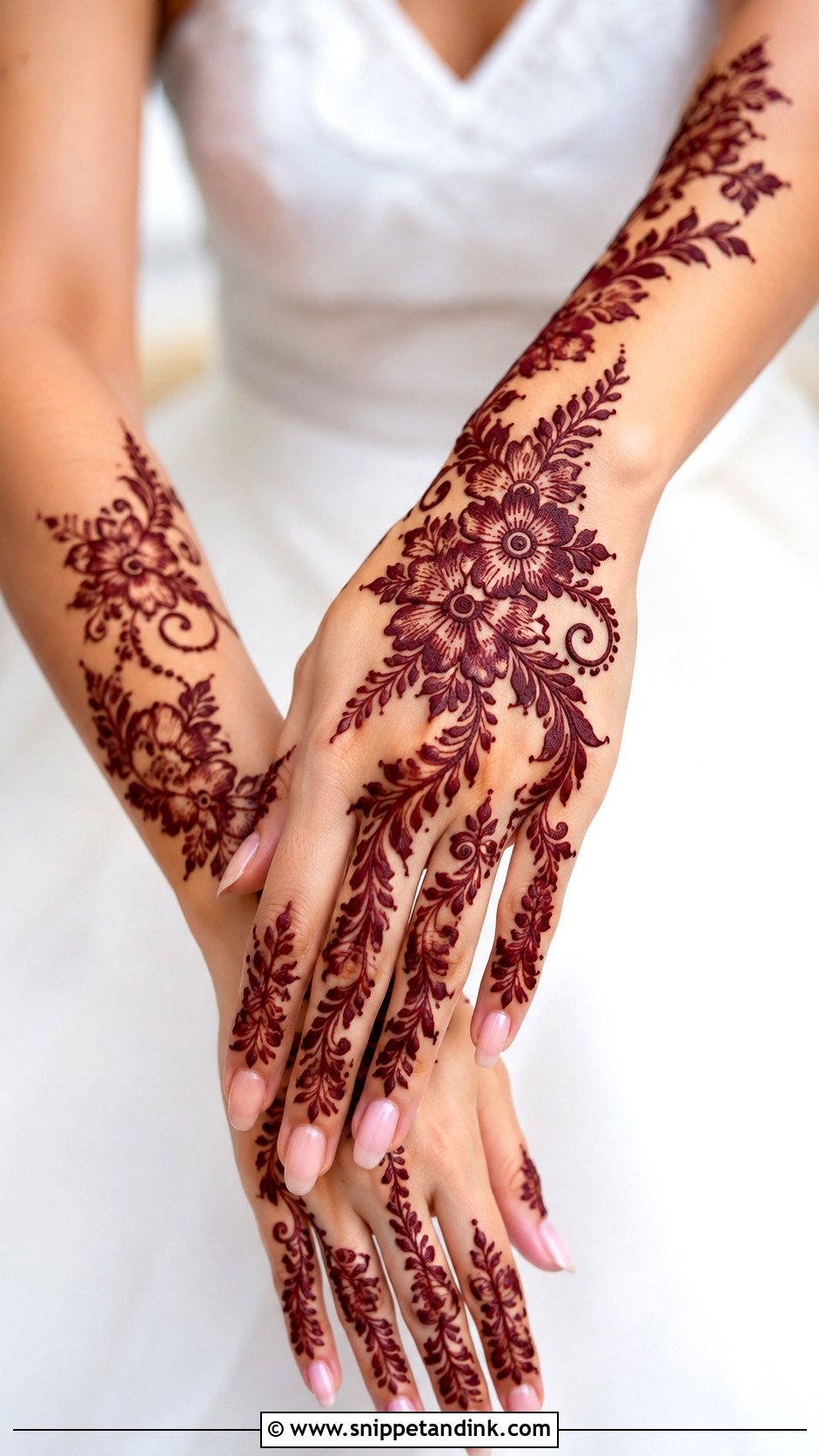 Gulf Arabic Mehndi Design - Snippet and Ink - 35 Simple Arabic Mehndi Designs