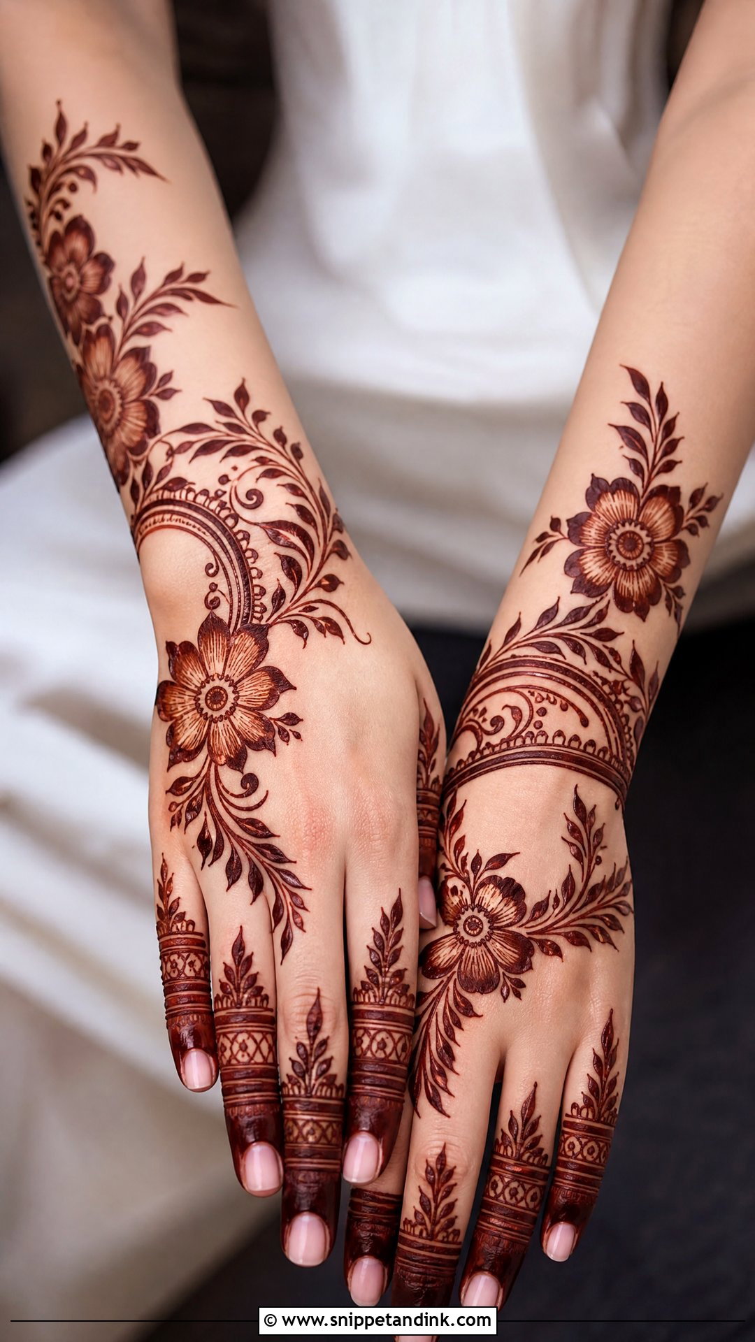 Gulf Bridal Mehndi Design - Snippet and Ink - 20 Trending Bridal Mehndi Designs 2025