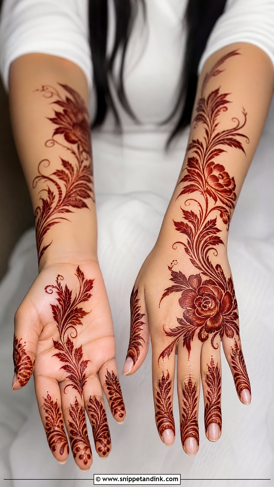 Gulf Bridal Mehndi Design - Snippet and Ink - 25 Bridal Mehndi Designs with Names