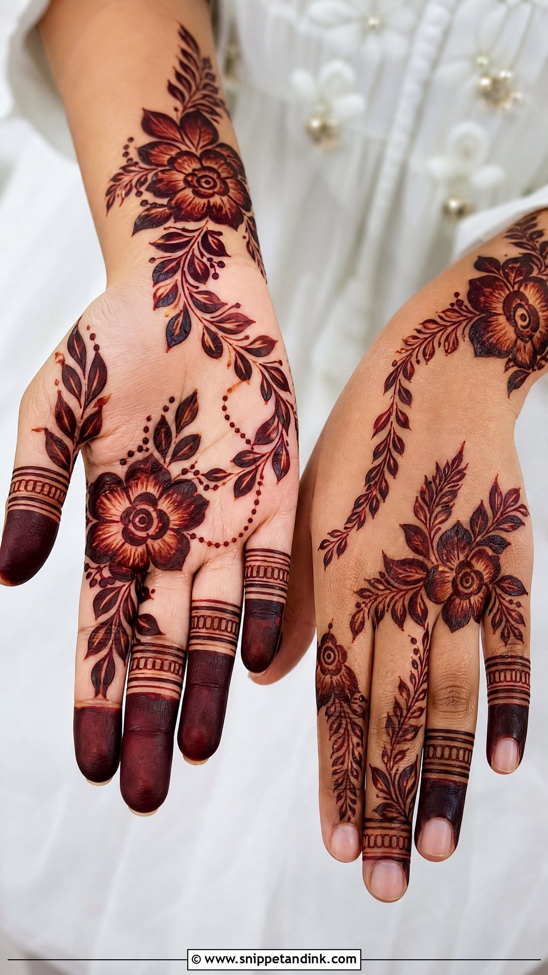 Gulf Bridal Mehndi Design - Snippet and Ink - 25 Bridal Mehndi Design 2025 Ideas