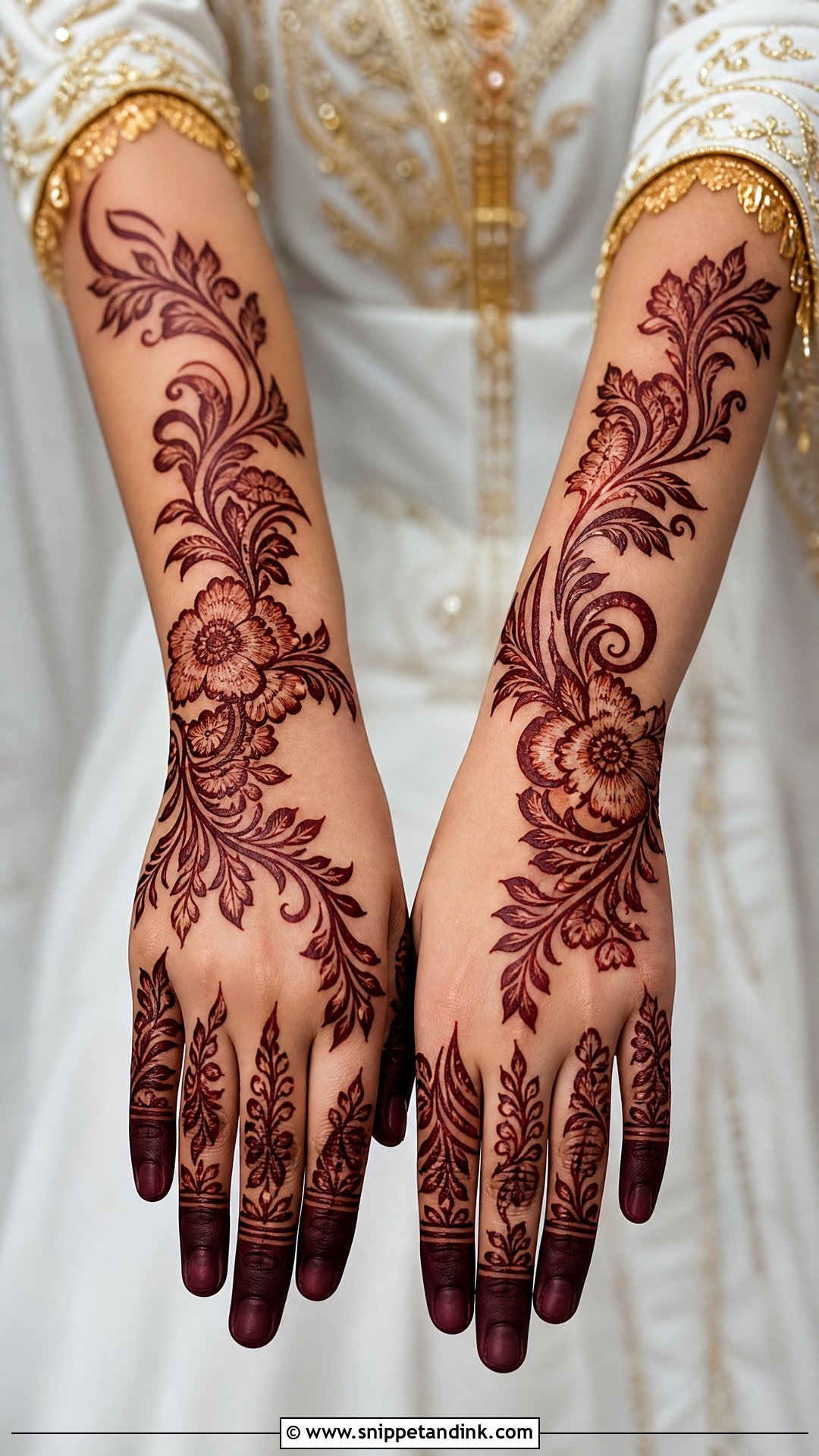 Gulf Bridal Mehndi Design - Snippet and Ink - 25 Mehndi Designs for Wedding