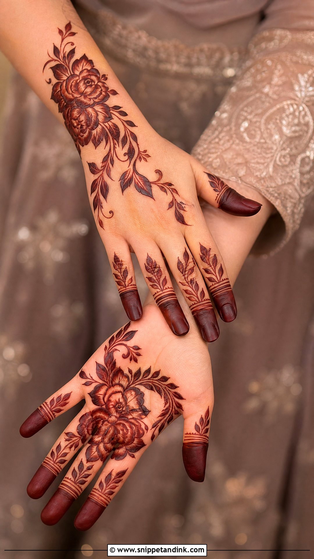 Gulf Bridal Mehndi Design - Snippet and Ink - 20 Bridal Mehndi Designs Brides
