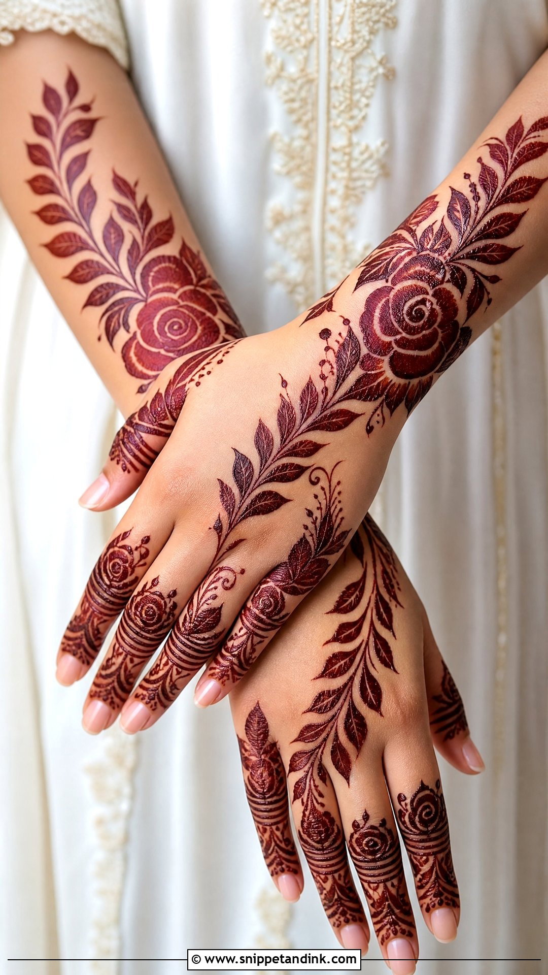 Gulf Bridal Mehndi Design - Snippet and Ink - 30 Mehndi Design for Bride Ideas