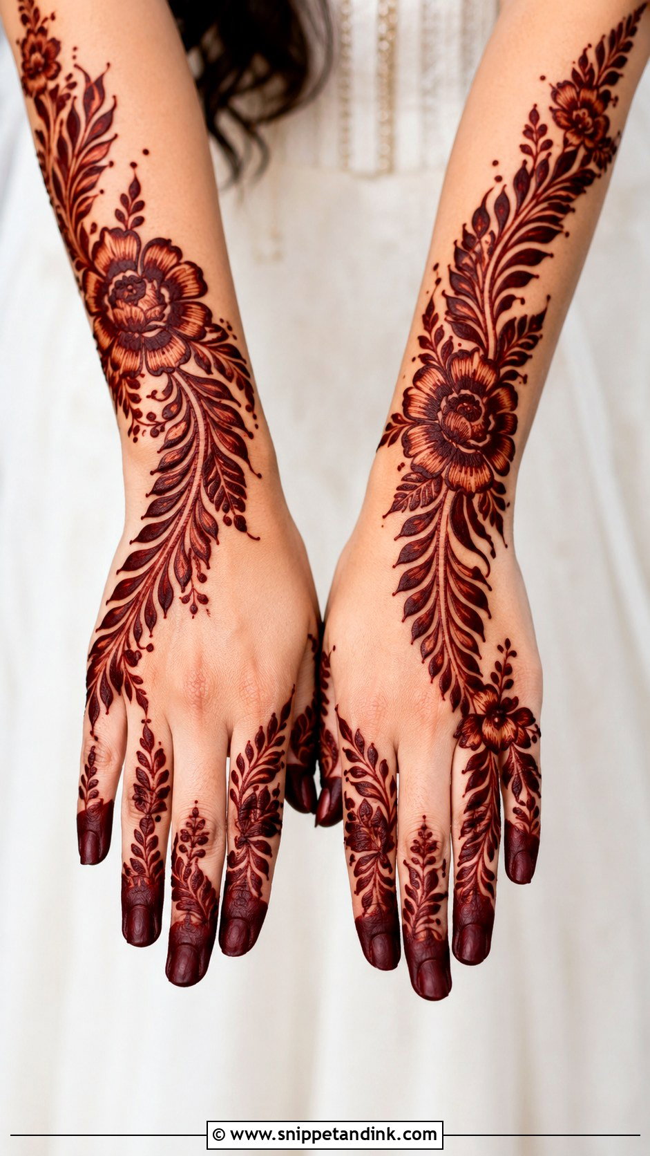 Gulf Bridal Mehndi Design - Snippet and Ink - 35 New Bridal Mehndi Designs