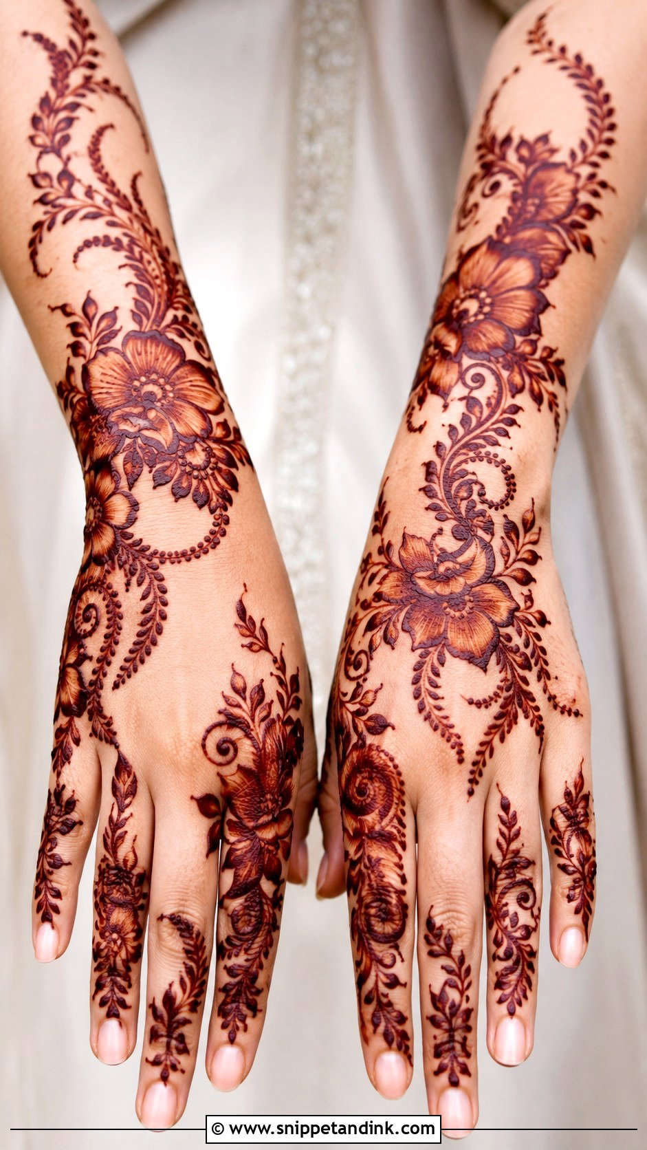 Gulf Bridal Mehndi Design - Snippet and Ink - 35 Unique Bridal Mehndi Designs