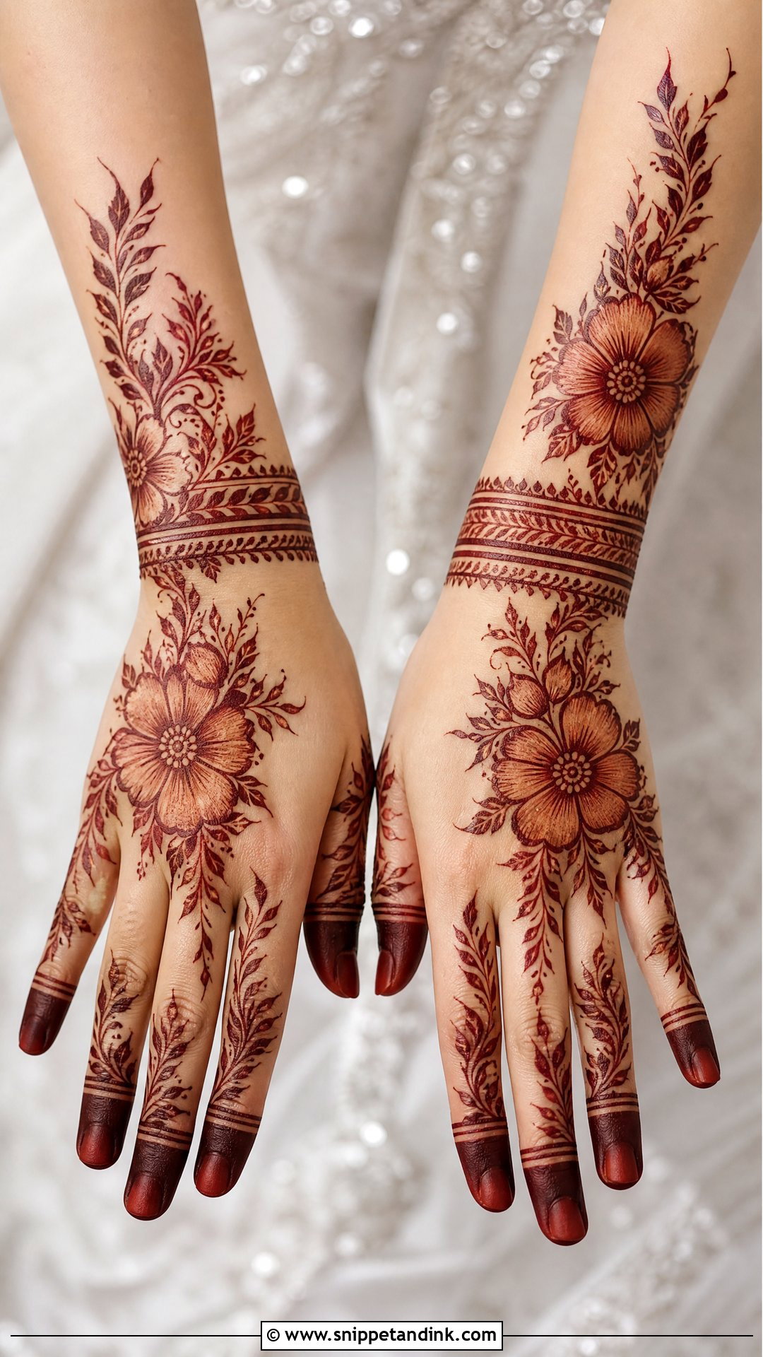 Gulf Bridal Mehndi Design - Snippet and Ink - 20 Bridal Mehndi Designs Figures