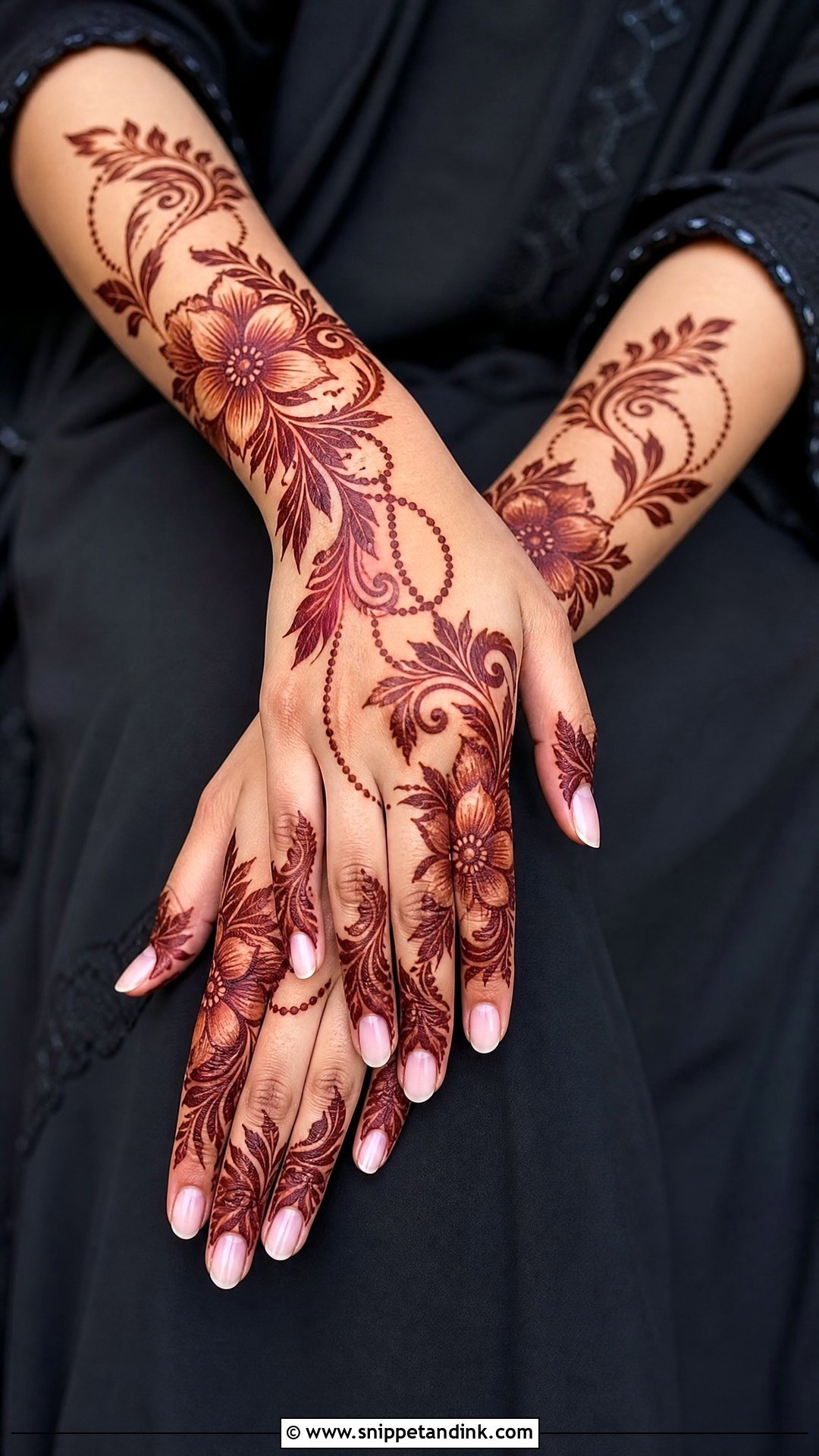Gulf Bridal Mehndi Design - Snippet and Ink - 20 Bridal Mehndi Startup Design Ideas