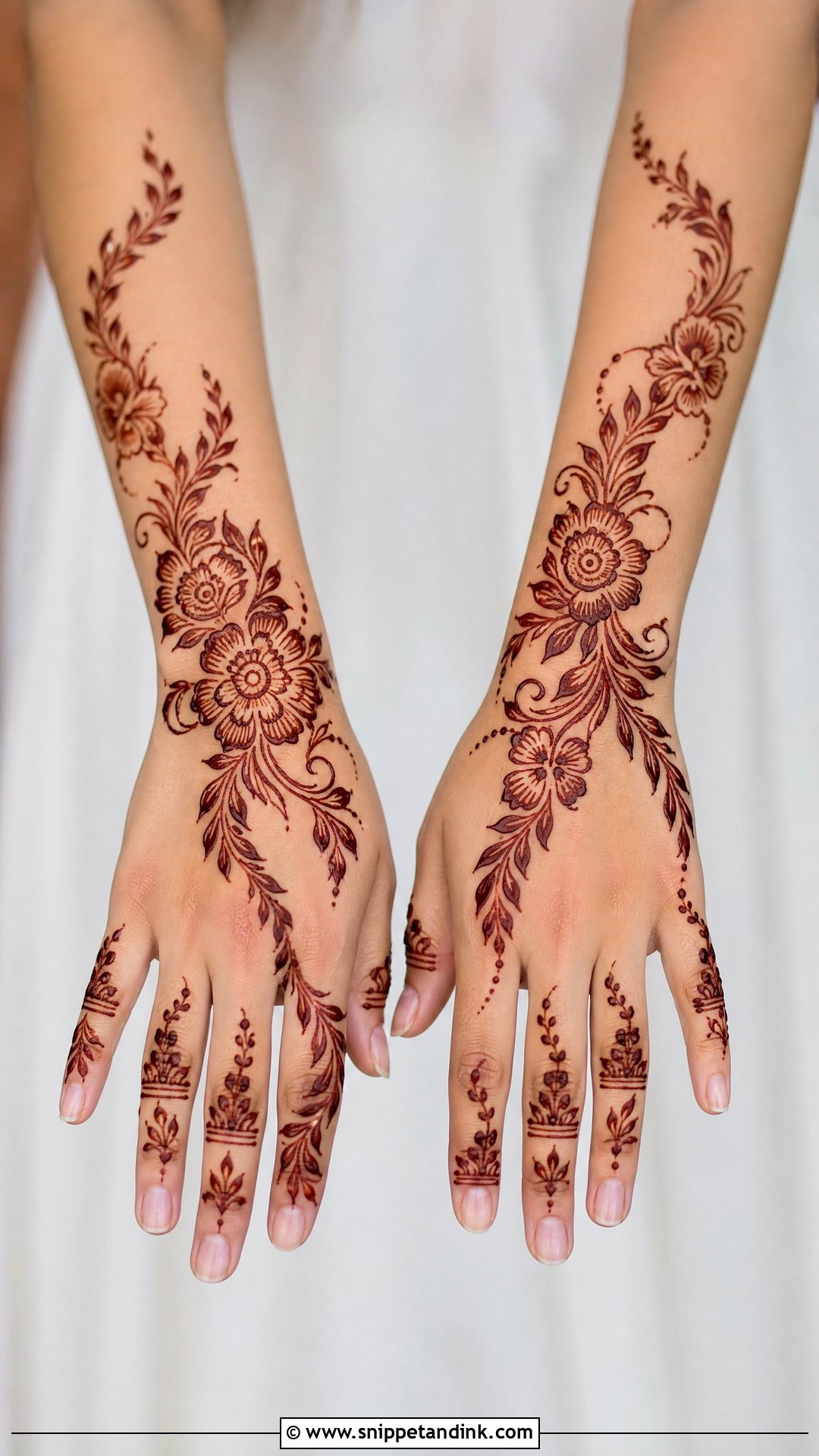 Gulf Bridal Mehndi Design - Snippet and Ink - 20 Bridal Unique Mehndi Design Ideas