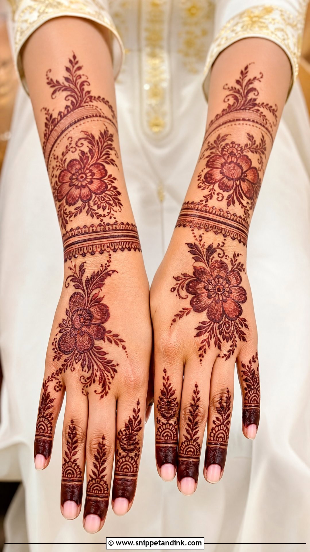 Gulf Bridal Mehndi Design - Snippet and Ink - 20 Bridal Wedding Mehndi Designs Brides