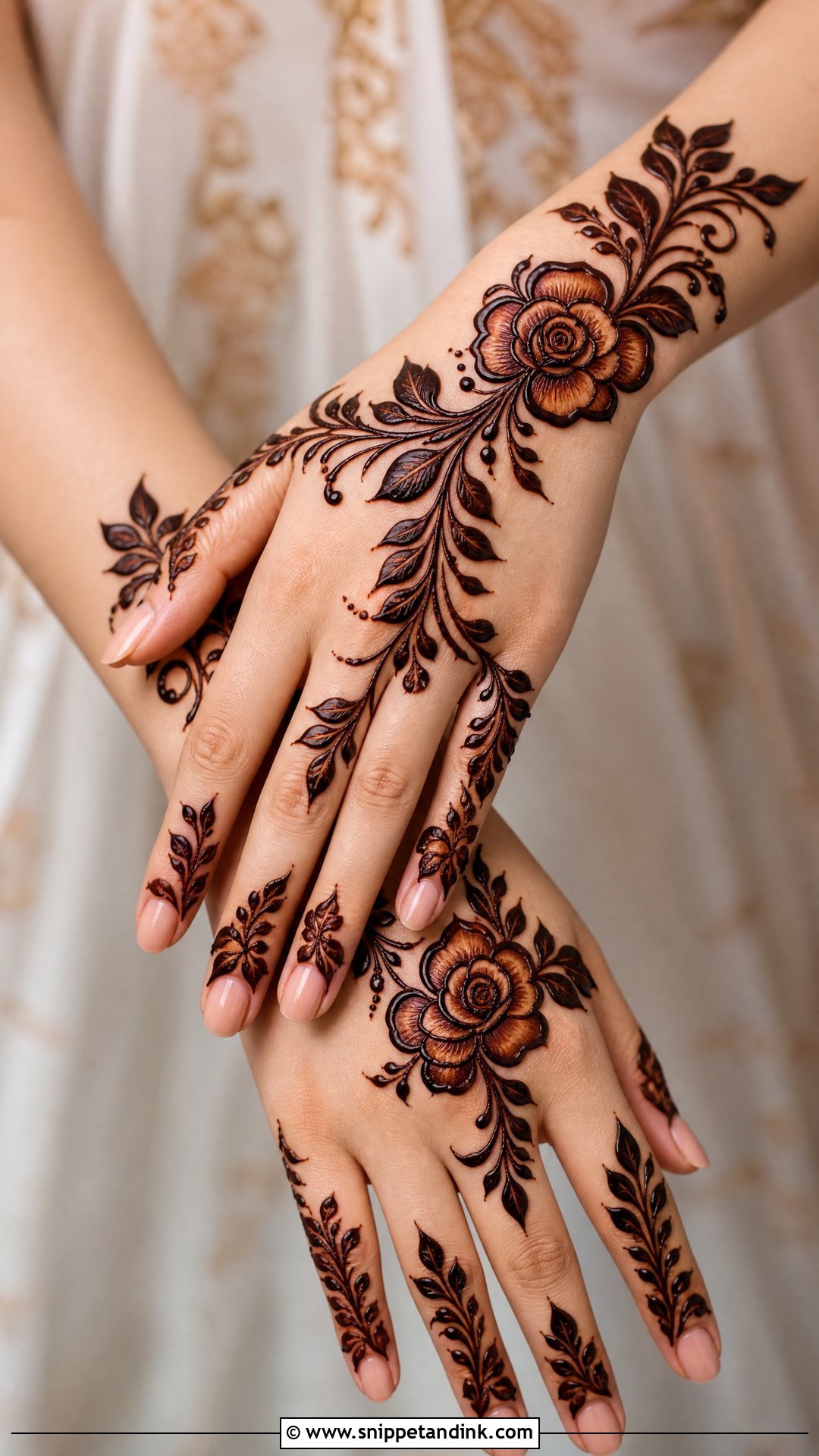 Gulf Bridal Mehndi Design Back Hand - Snippet and Ink - 25 Bridal Mehndi Designs Back Hands