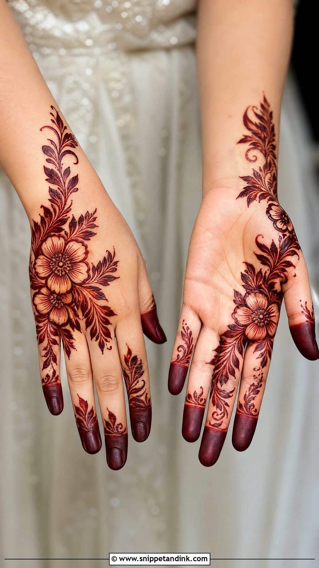 Gulf Bridal Sister Mehndi Design - Snippet and Ink - 25 Bridal Sister Mehndi Design Ideas