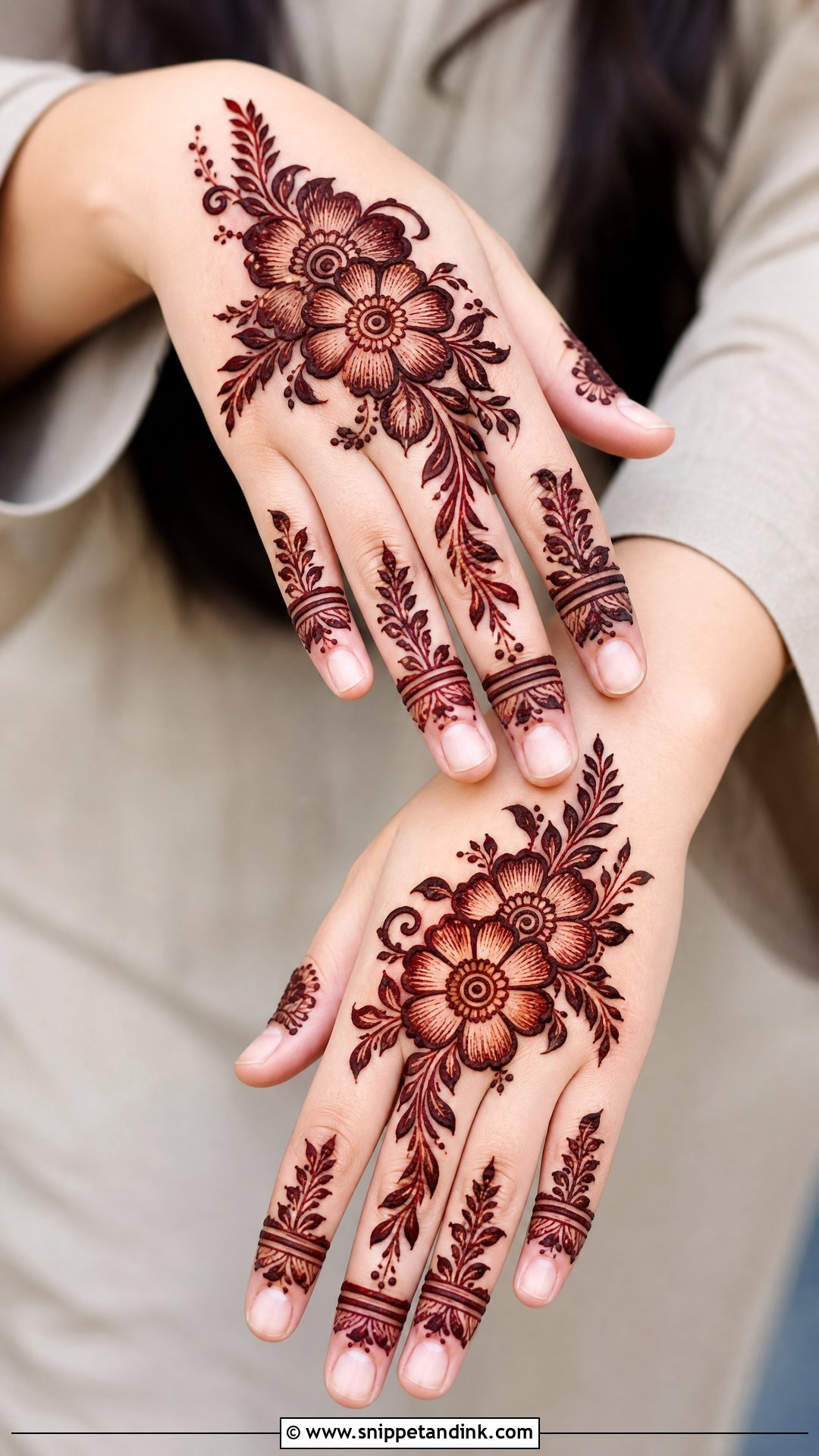 Gulf Centre Mehndi Design - Snippet and Ink - 20 Centre Mehndi Design Ideas