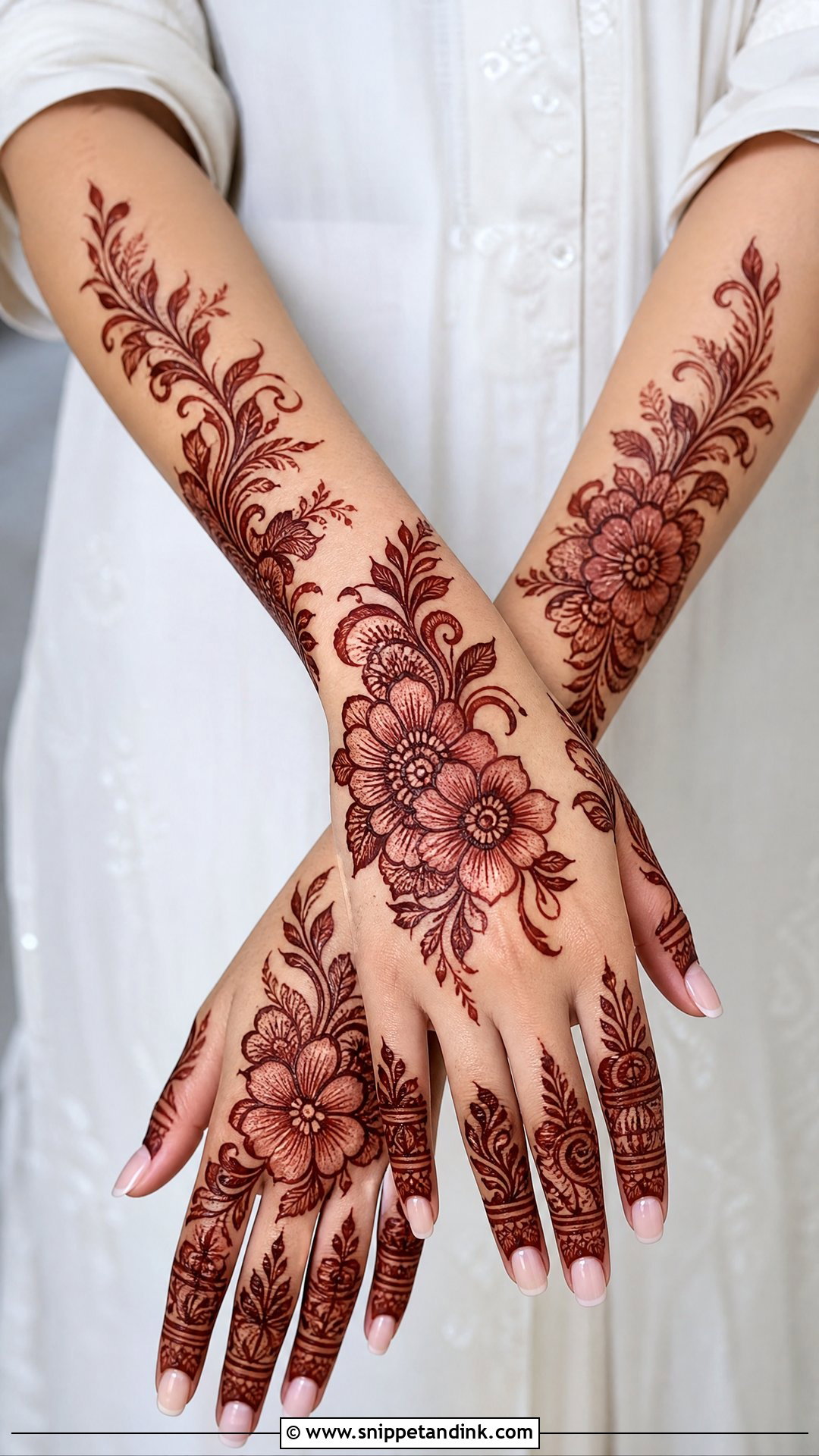 Gulf Dulhan Mehndi Design - Snippet and Ink - 20 Mehndi Dulhan Design Ideas