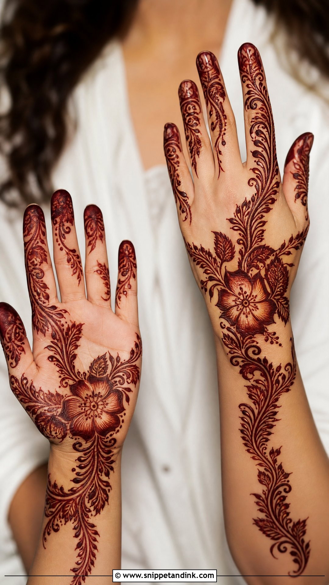 Gulf Heavy Bridal Mehndi Design - Snippet and Ink - 20 Heavy Bridal Mehndi Designs