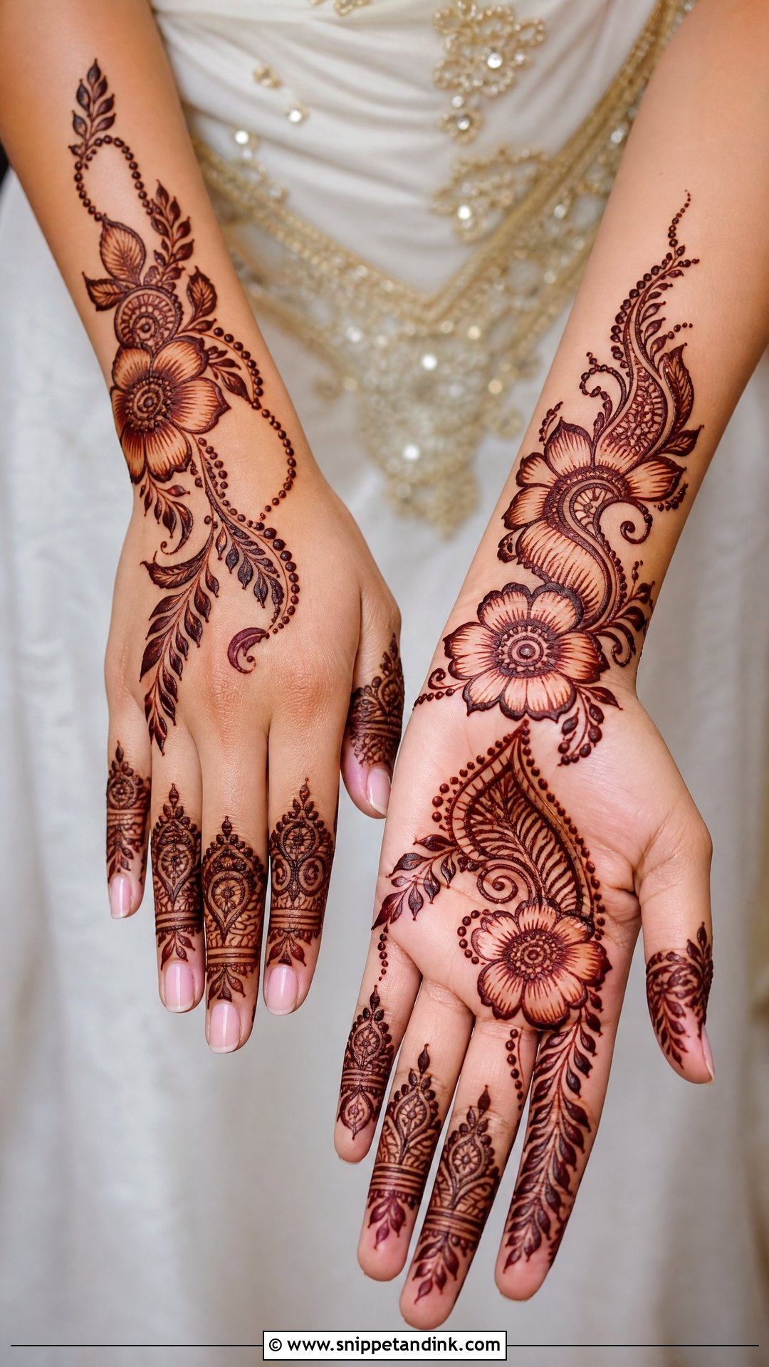 Gulf Khaleeji Bridal Mehndi Design - Snippet and Ink - 20 Marriage Mehndi Designs