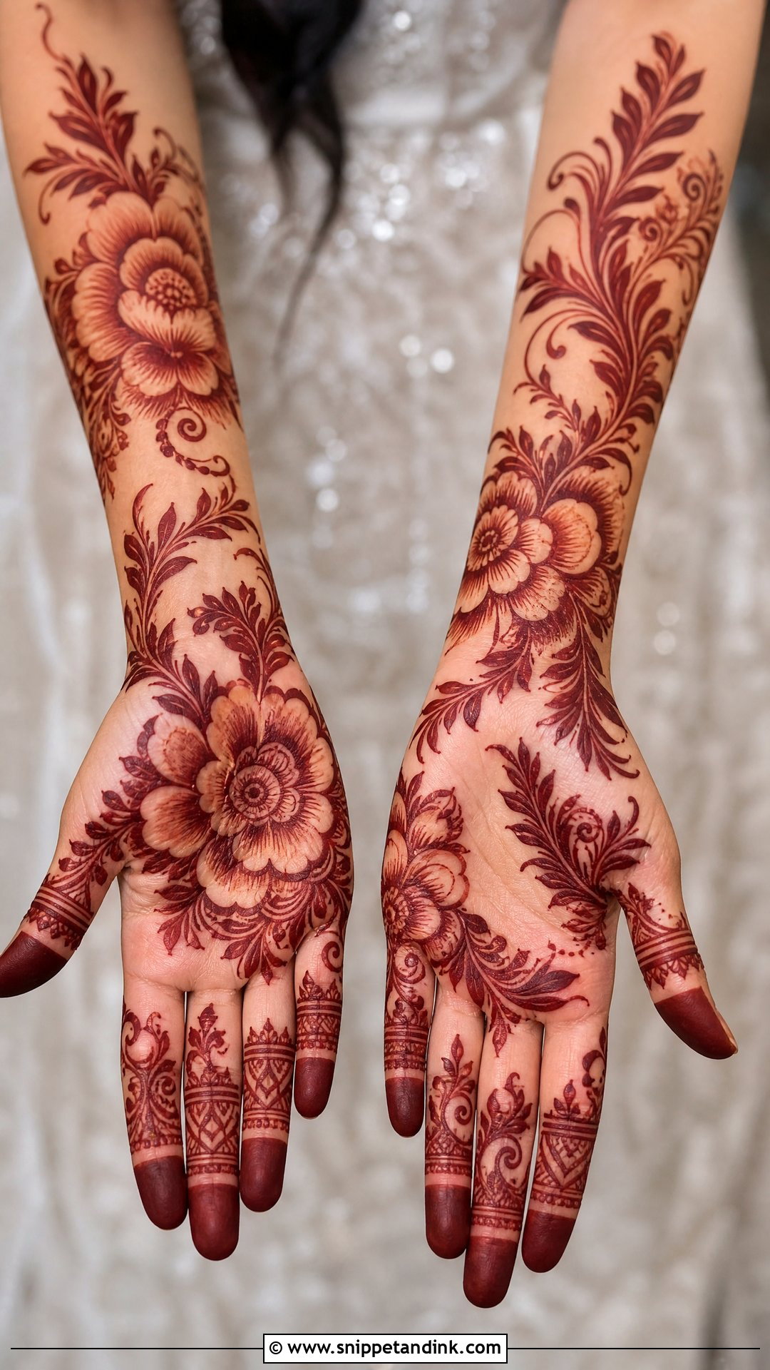 Gulf Khaleeji Bridal Mehndi Design - Snippet and Ink - 20 Unique Bridal Mehndi Mehandi Designs for Hands