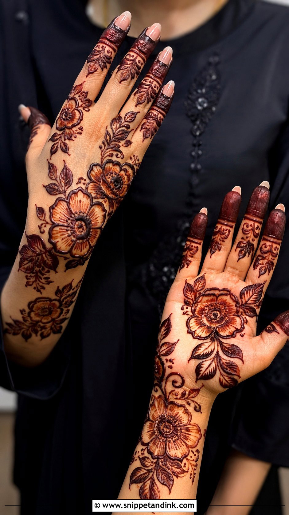 Gulf Khaleeji Mehndi Design - Snippet and Ink - 30 New Trending Mehndi Designs