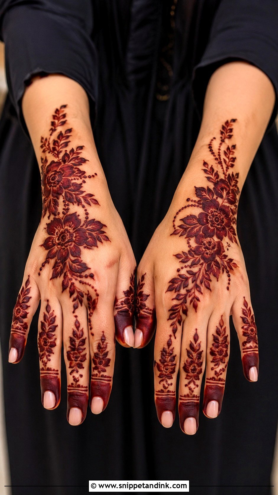 Gulf Khaleeji Mehndi Design - Snippet and Ink - 35 Latest Mehndi Designs