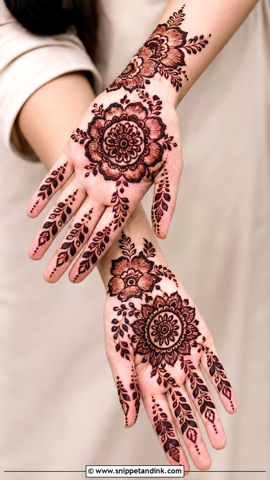 Gulf Mandala Mehndi Design - Snippet and Ink - 35 Mandala Mehndi Design Ideas
