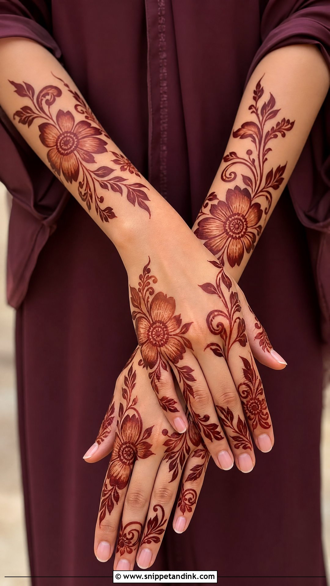 Gulf Mehndi Design - Snippet and Ink - 35 Mehndi Designs