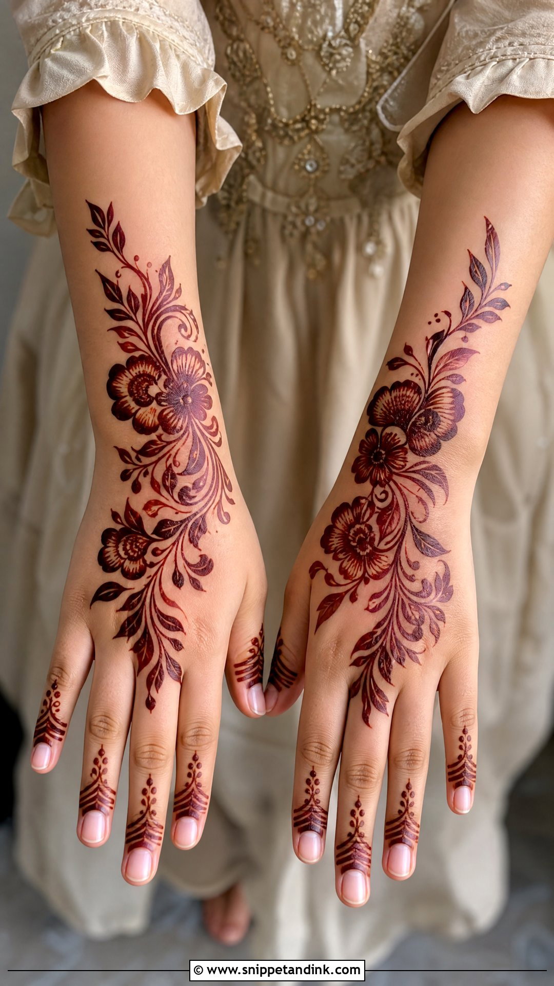 Gulf Mehndi Design for Children - Snippet and Ink - 30 Mehndi Designs for Children