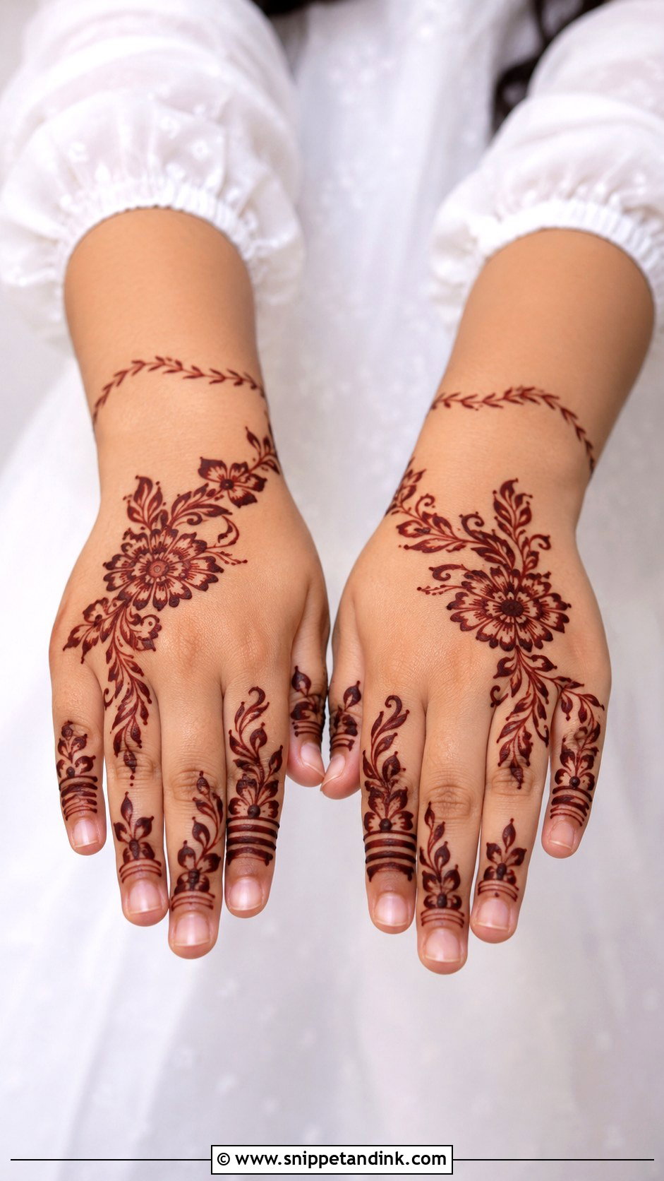 Gulf Mehndi Design for Kids - Snippet and Ink - 35 Mehndi Designs for Kids