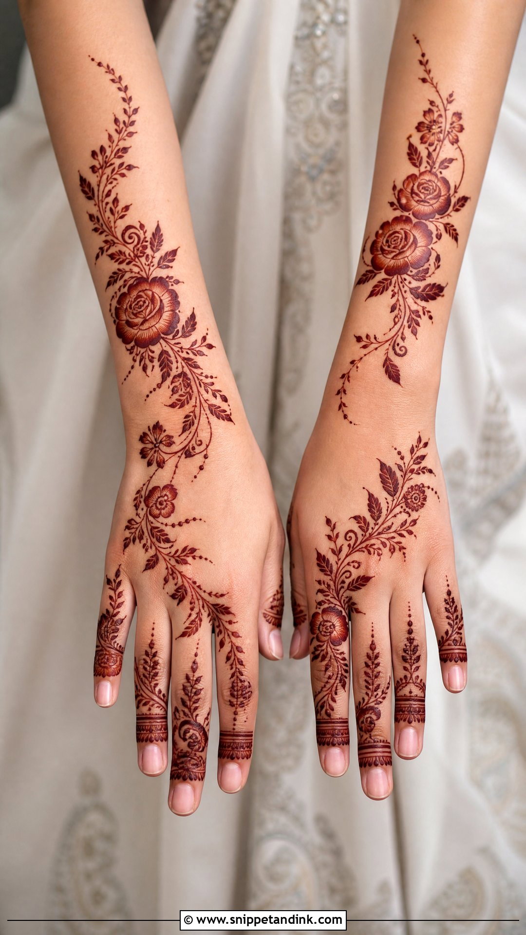 Gulf Muslim Bridal Mehndi Design - Snippet and Ink - 20 Muslim Bridal Mehndi Designs