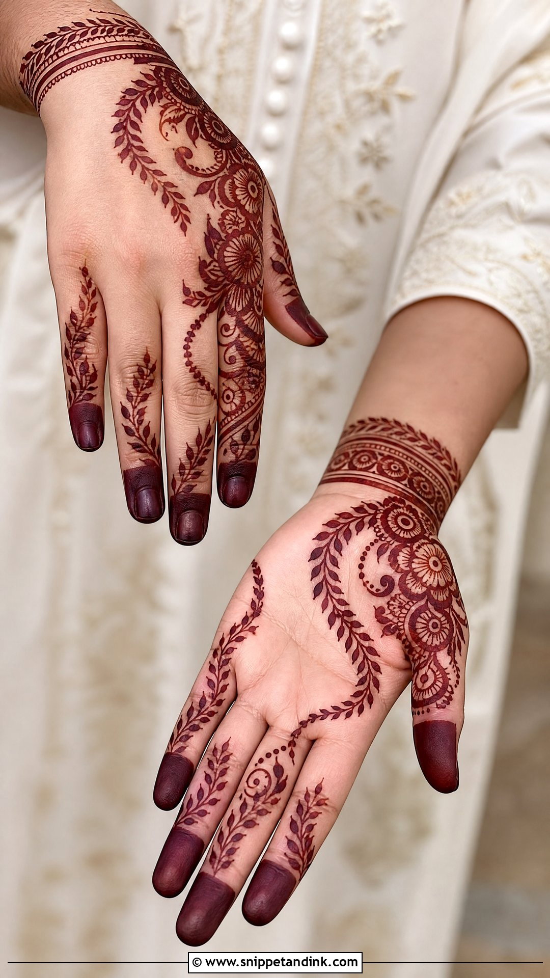 Gulf Muslim Bridal Mehndi Design - Snippet and Ink - 20 Bridal Mehndi Designs Muslim Bride