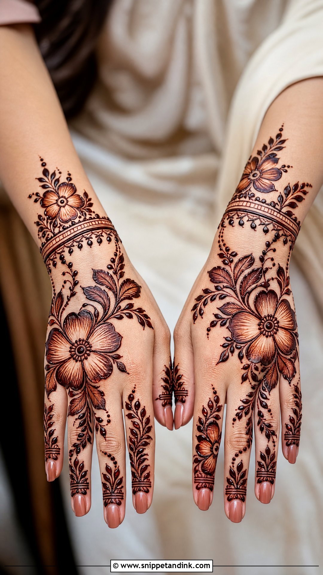 Gulf Rakhi Mehndi Design - Snippet and Ink - 30 Rakhi Mehndi Designs