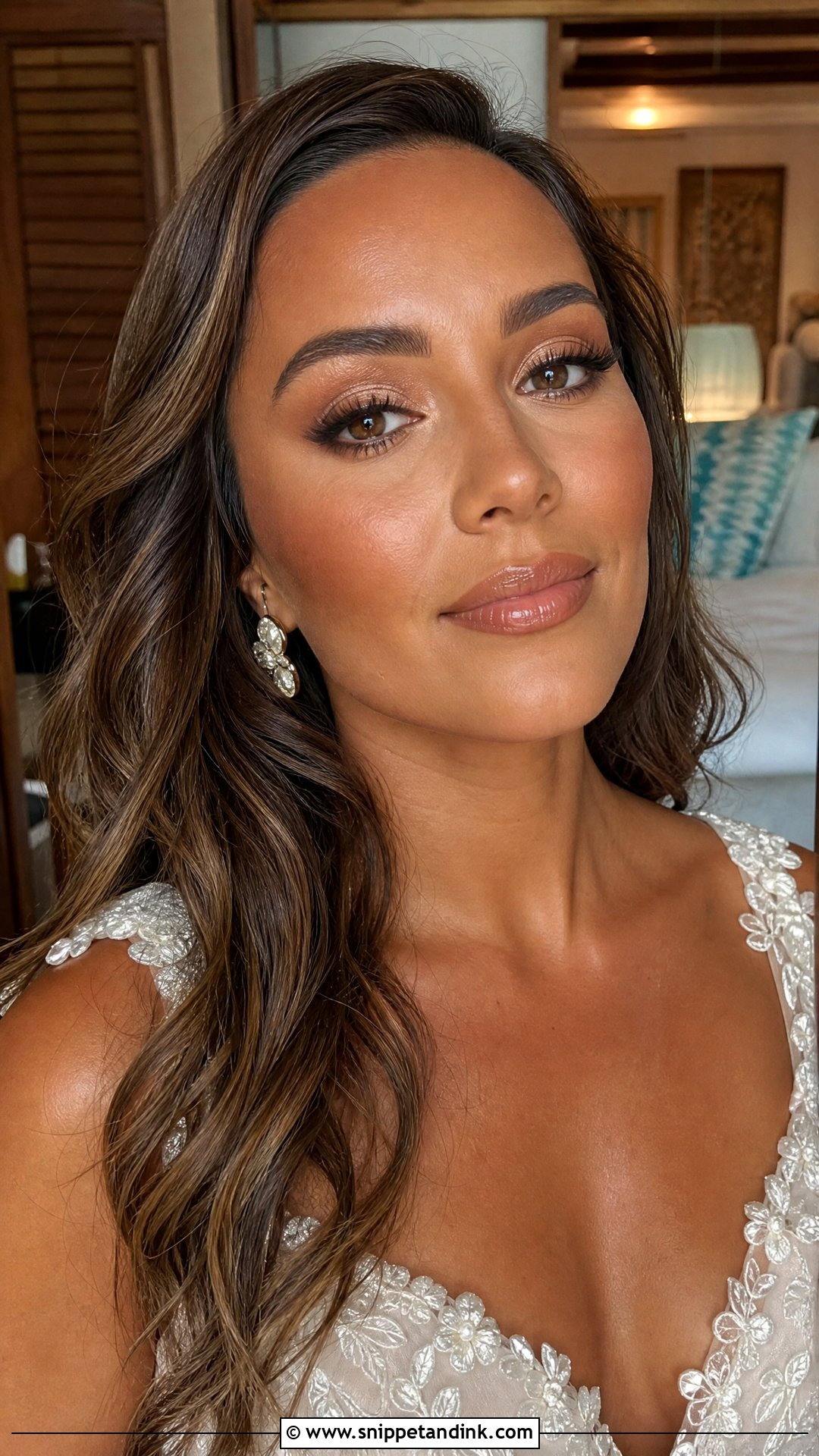 Hailey Bieber Bronzed Wedding Makeup - Snippet and Ink - 20 Hailey Bieber Wedding Makeup Ideas