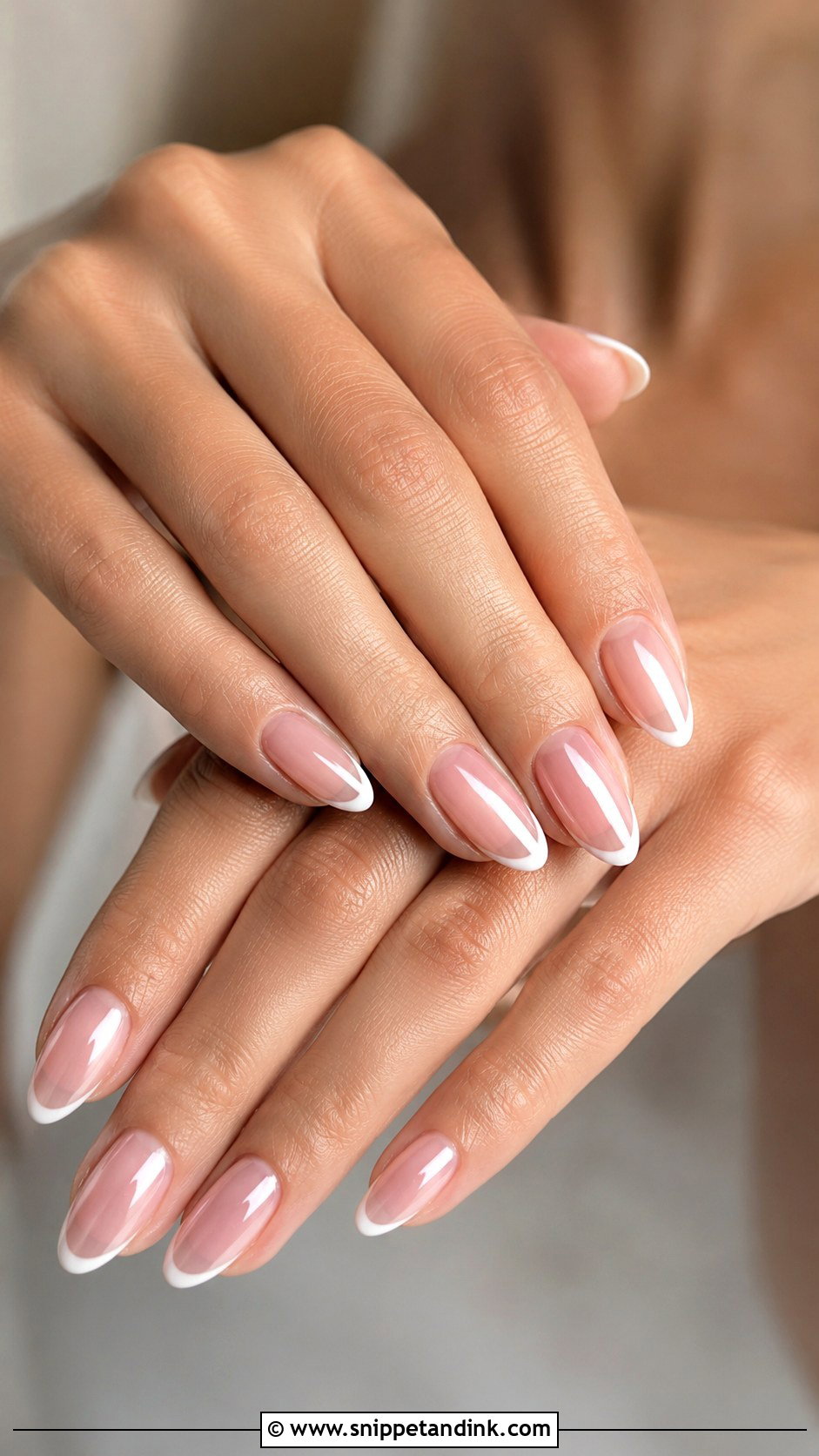 Hailey Bieber French Tip Wedding Nails - Snippet and Ink - 20 Hailey Bieber Wedding Nails