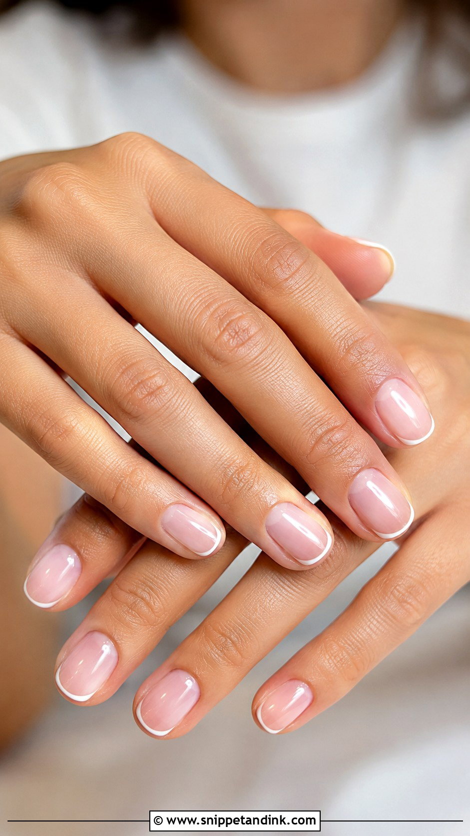 Hailey Bieber Micro French Wedding Nails - Snippet and Ink - 20 Hailey Bieber Wedding Nails