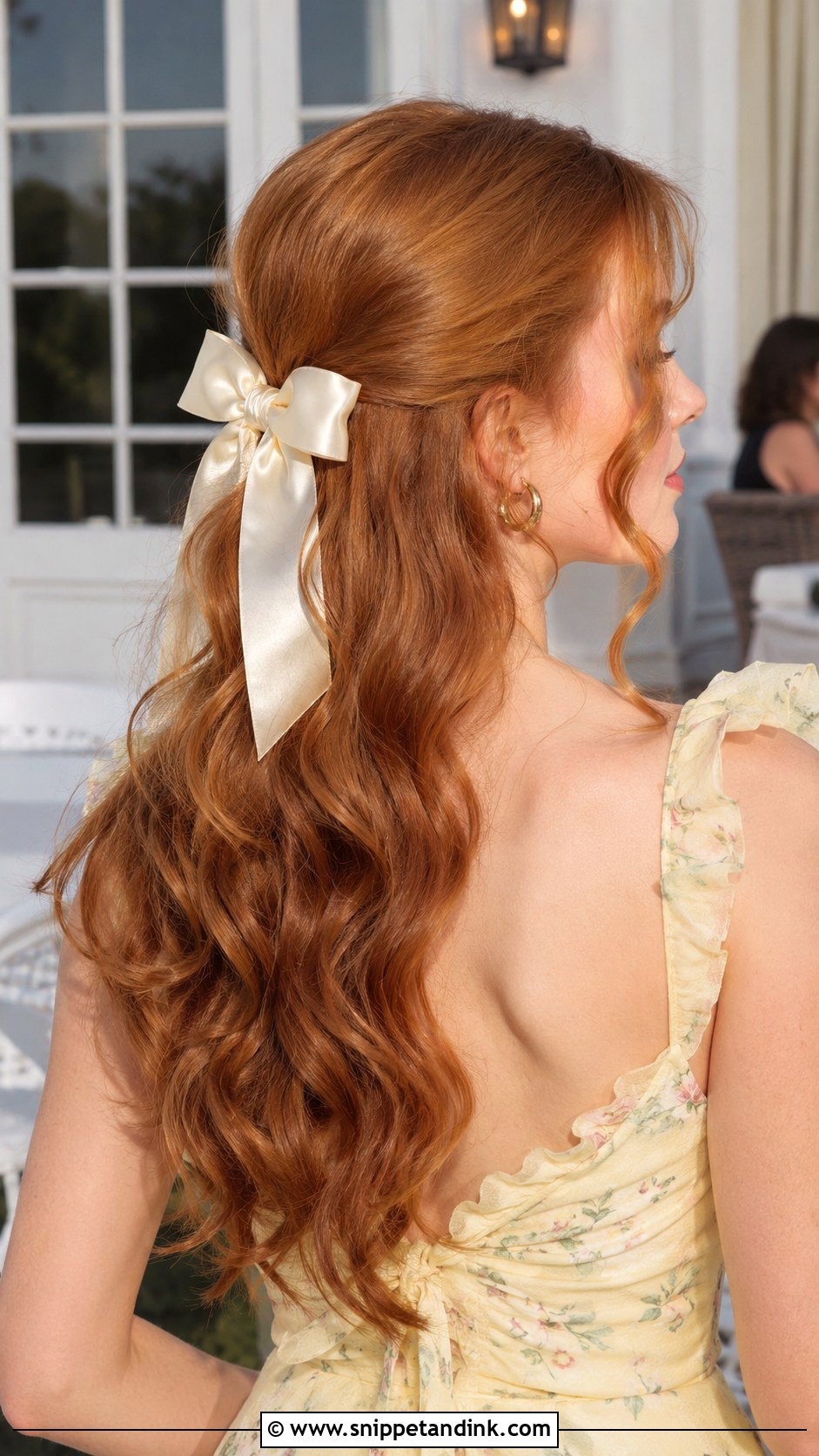 Hair Bow Wedding Guest Hair Long Hair - Snippet and Ink - 20 Easy Wedding Guest Hairstyles Long Hair